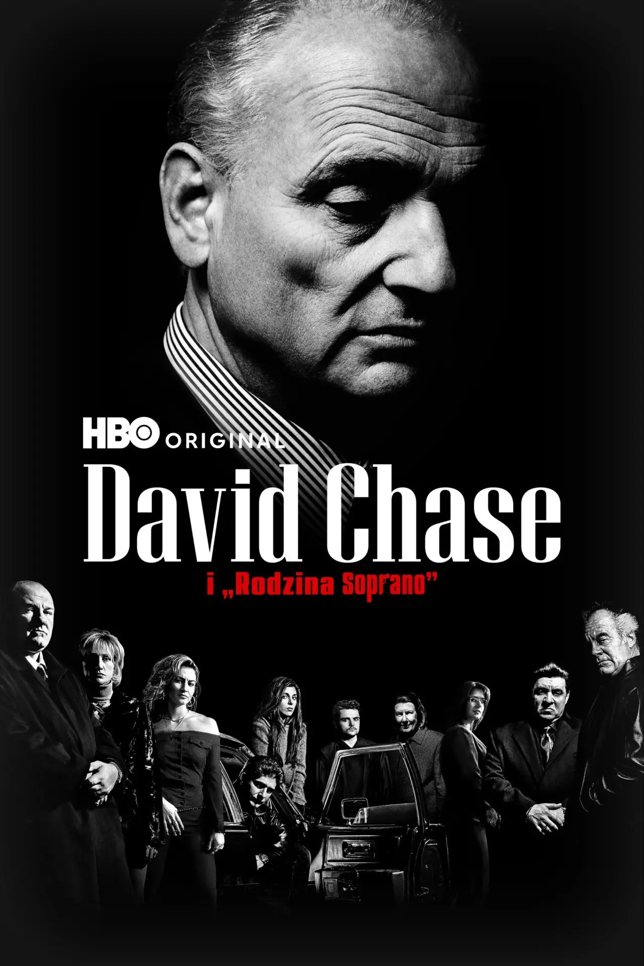 Plakat serialu "David Chase i „Rodzina Soprano”"