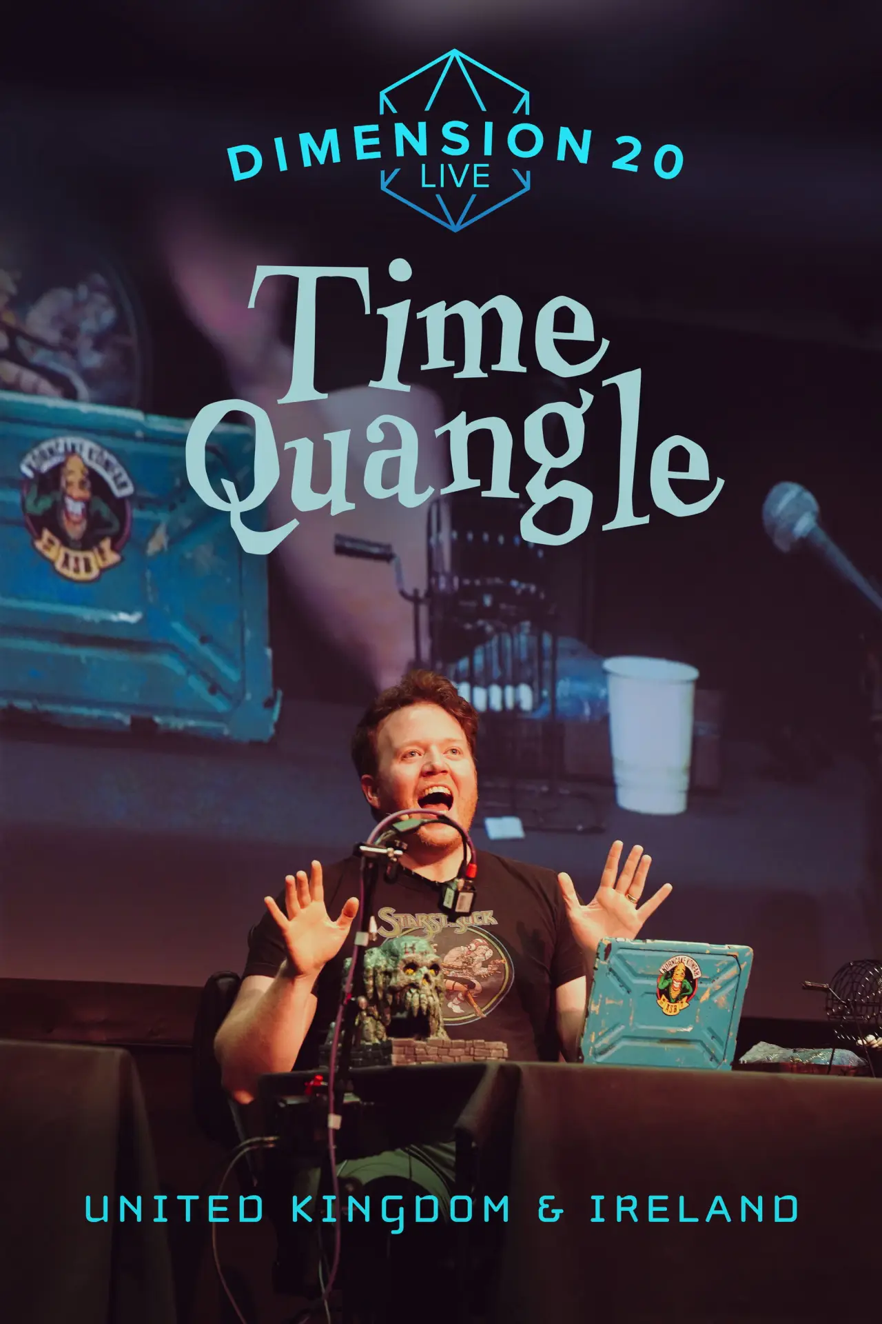Plakat serialu "Dimension 20: Time Quangle"