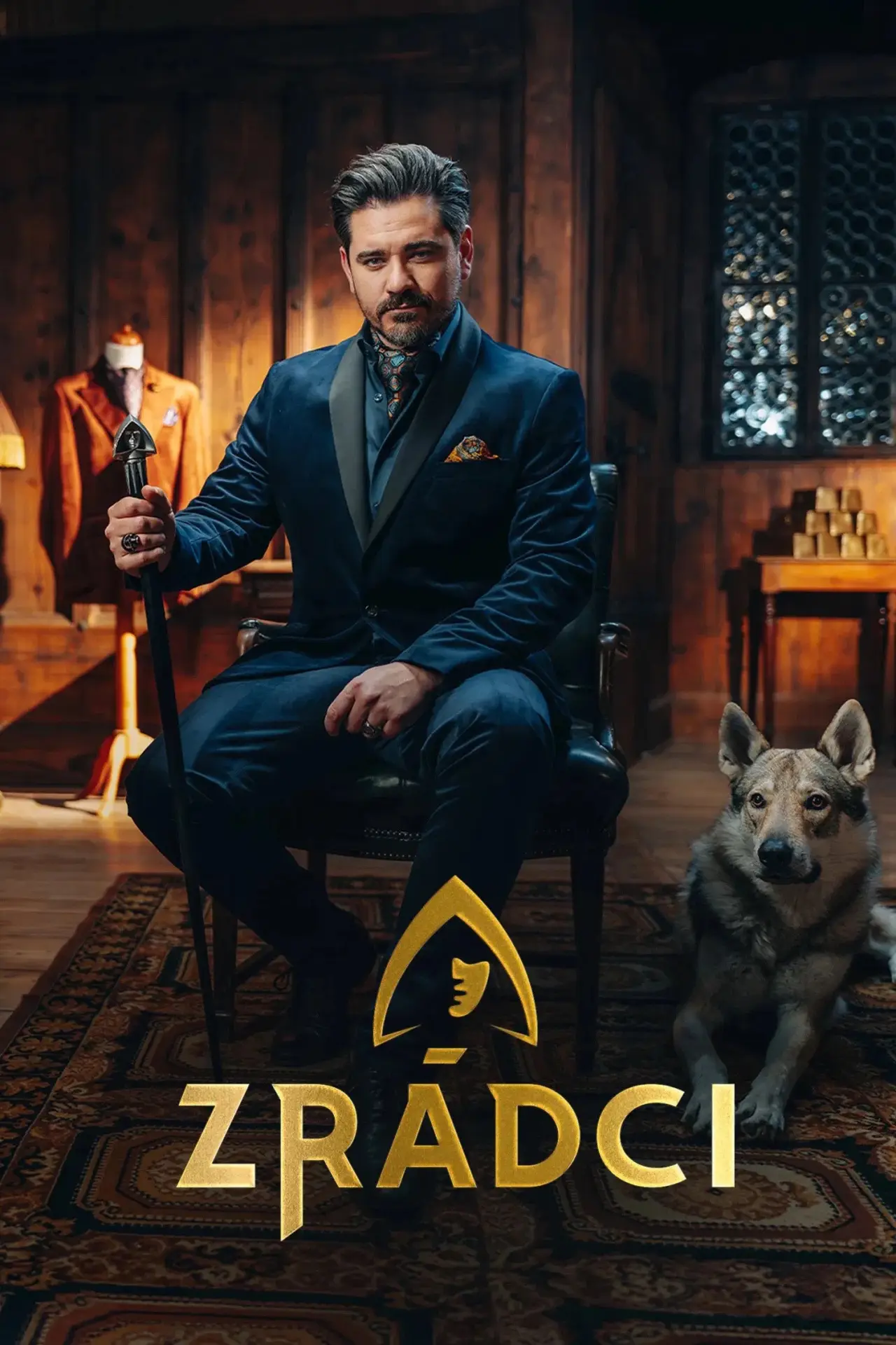 Plakat serialu "Zrádci"