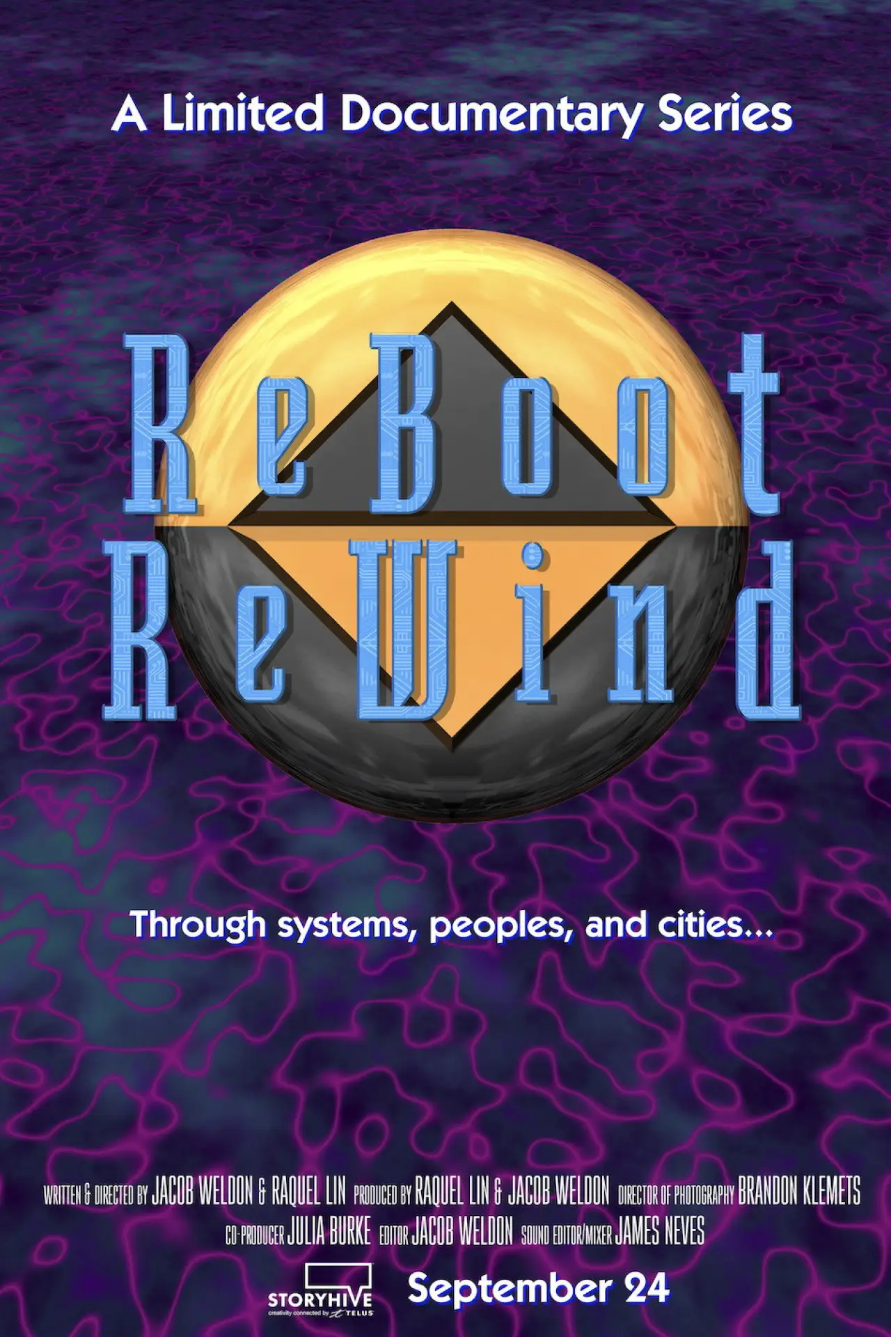 Plakat serialu "ReBoot ReWind"