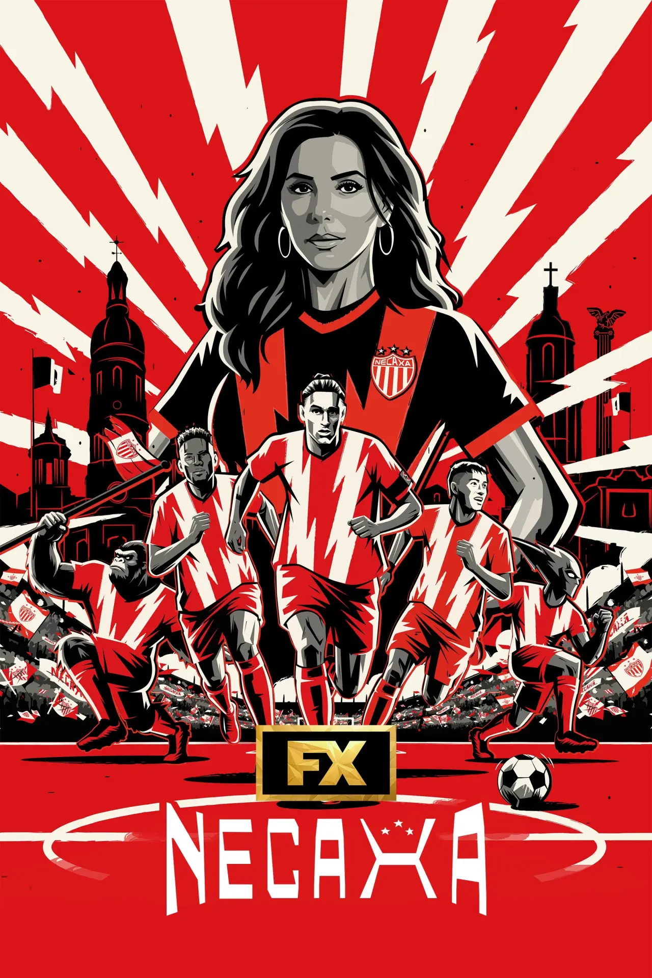 Plakat serialu "Necaxa"