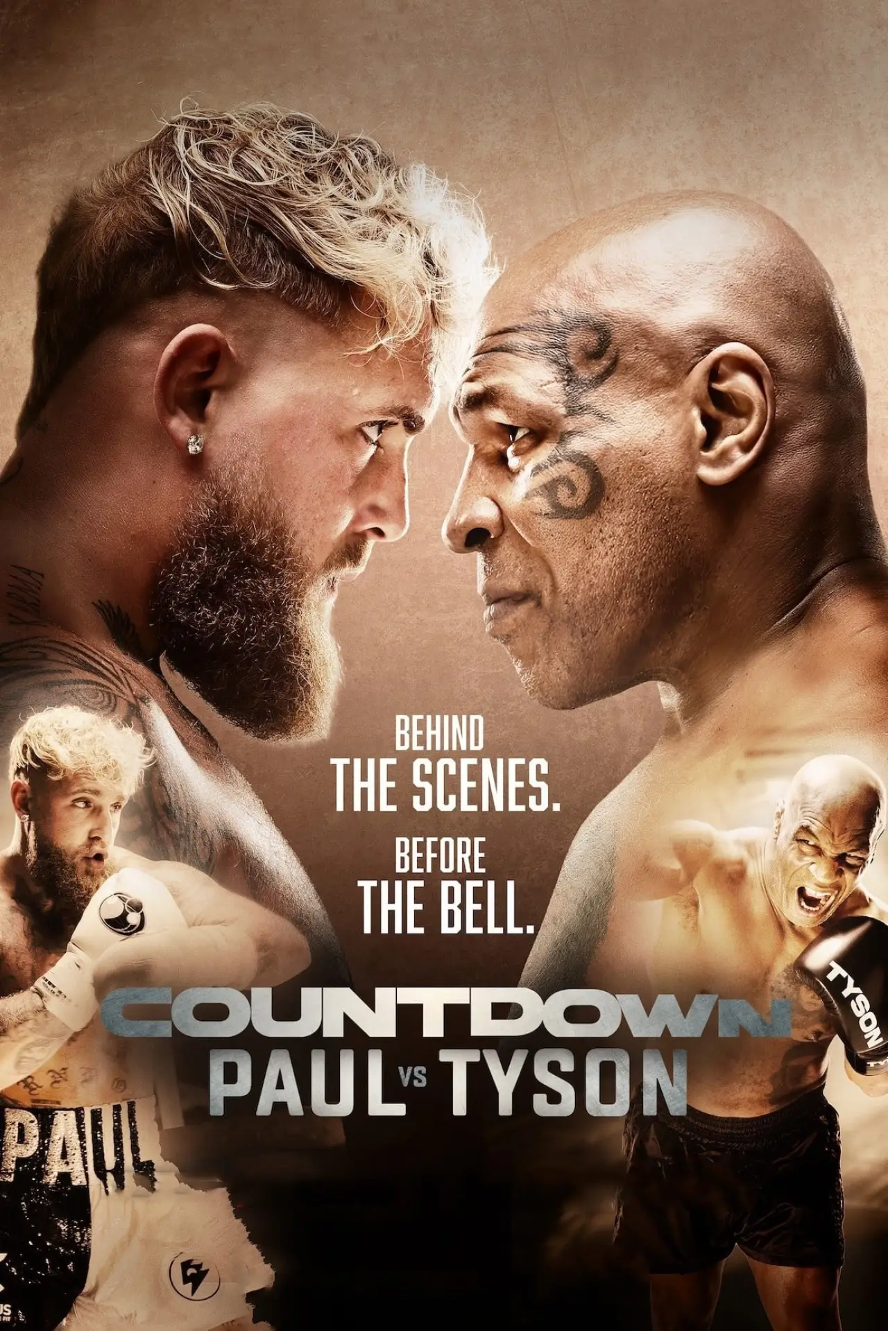 Plakat serialu "Odliczanie: Paul vs. Tyson"