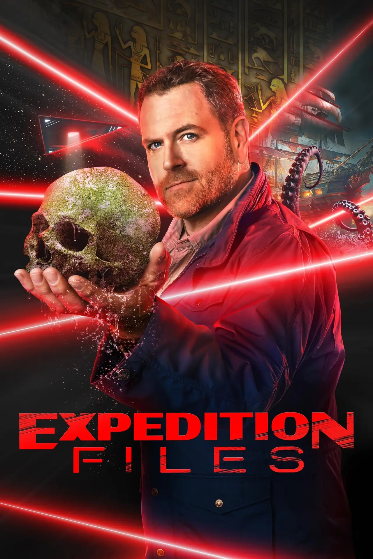 Plakat serialu "Akta ekspedycji"