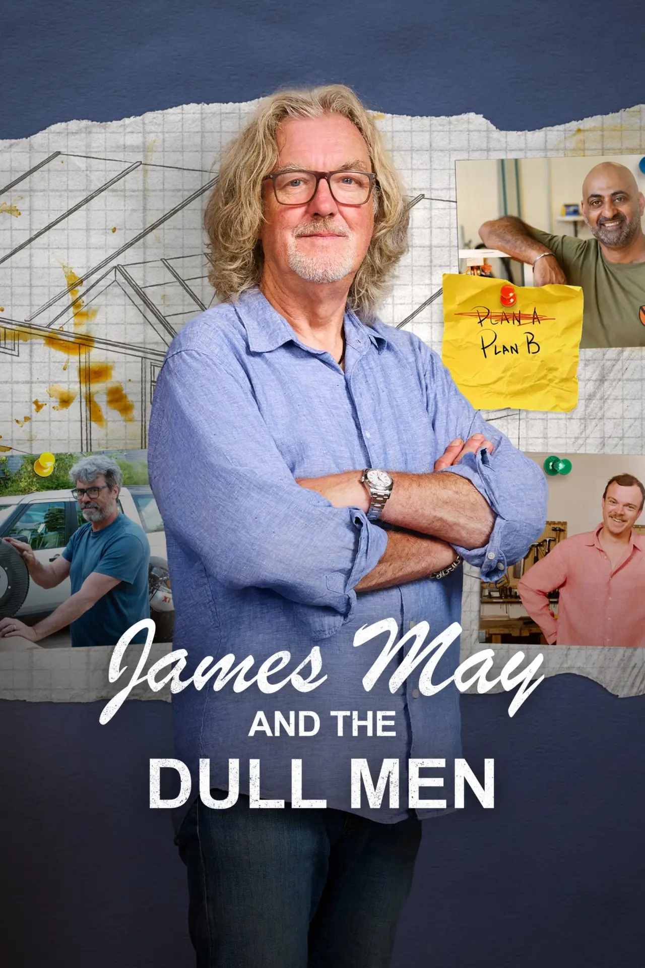 Plakat serialu "James May and the Dull Men"