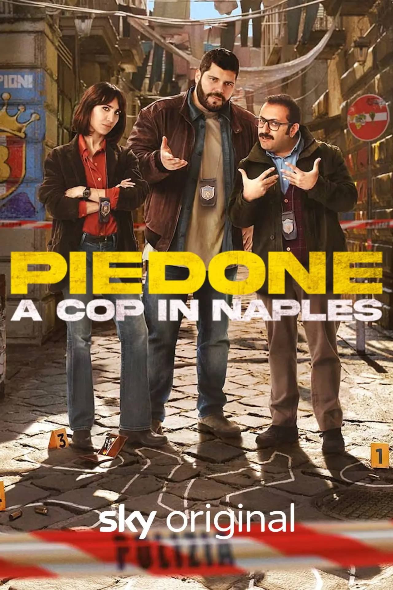 Plakat serialu "Piedone - Uno sbirro a Napoli"