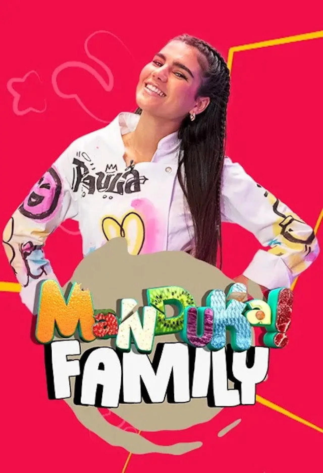 Plakat serialu "Manduka family"