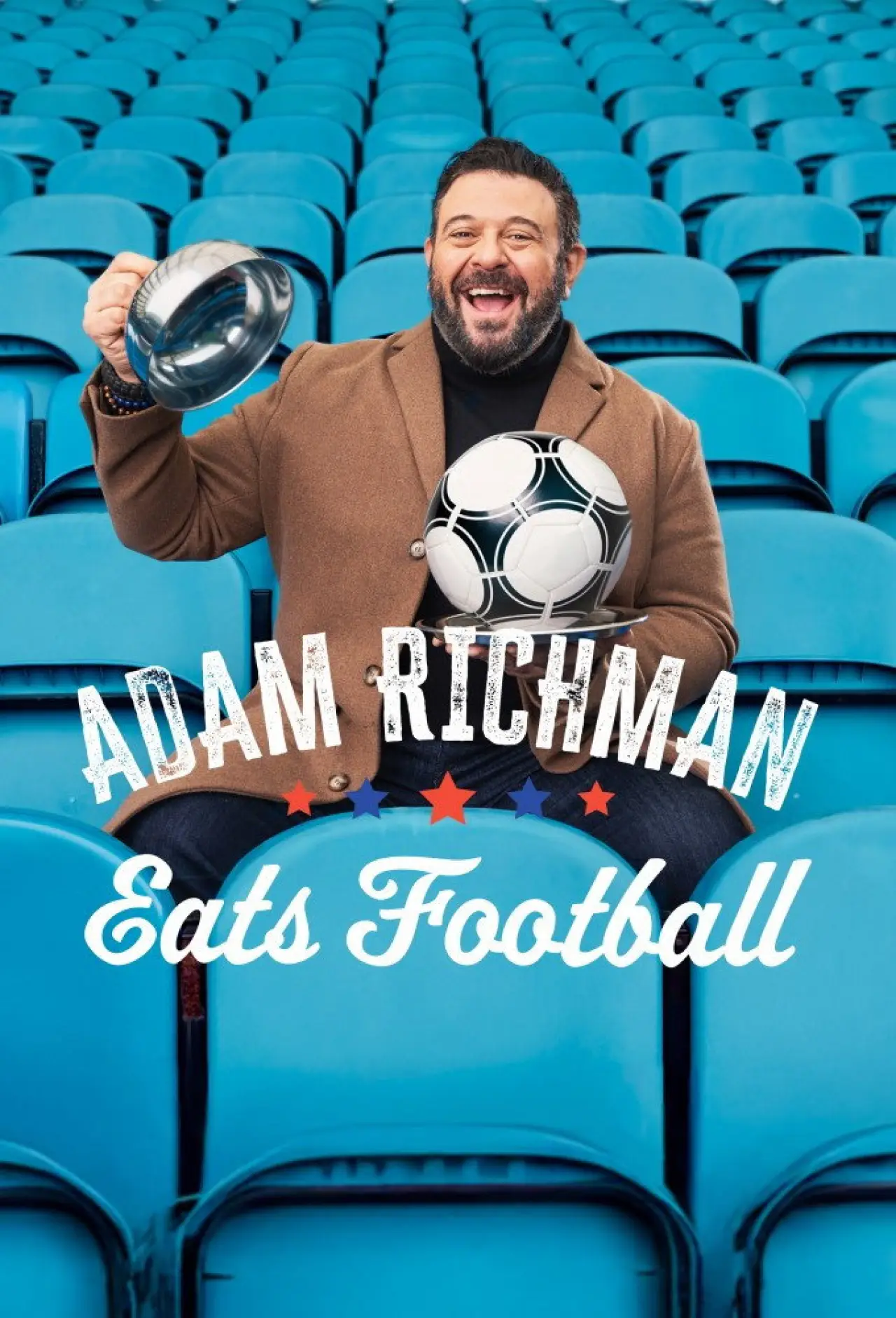 Plakat serialu "Adam Richman je futbol"
