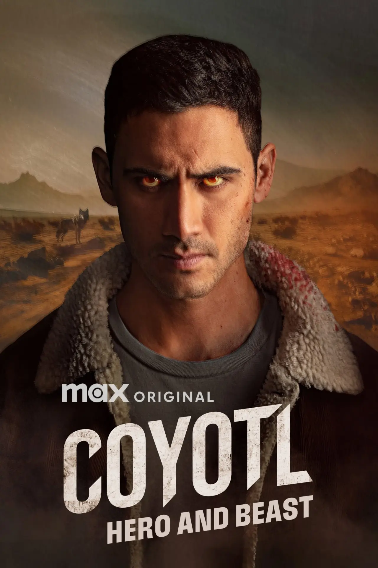 Plakat serialu "Coyotl: Bohater i bestia"