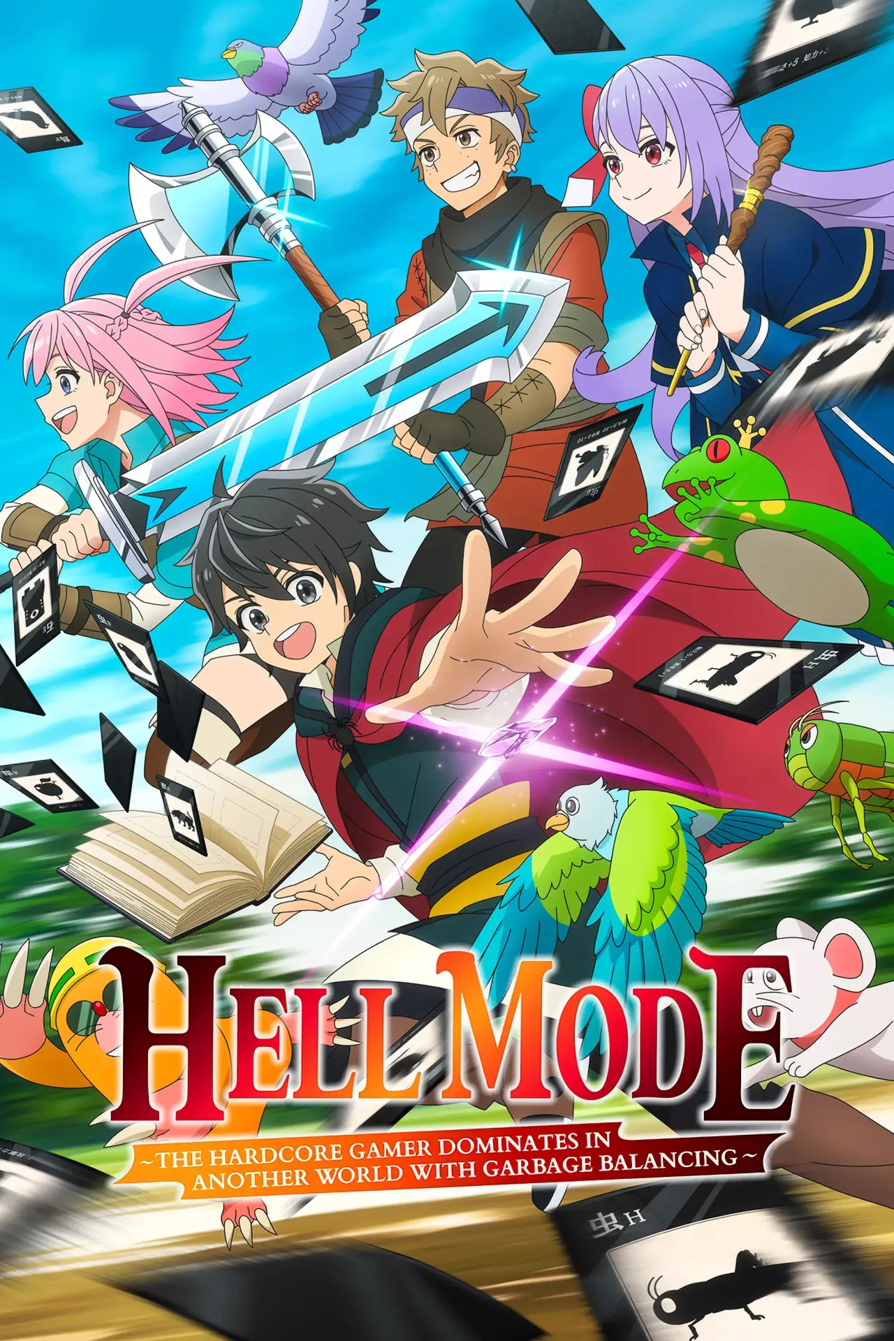 Постер к сериалу "HELL MODE: The Hardcore Gamer Dominates in Another World with Garbage Balancing"