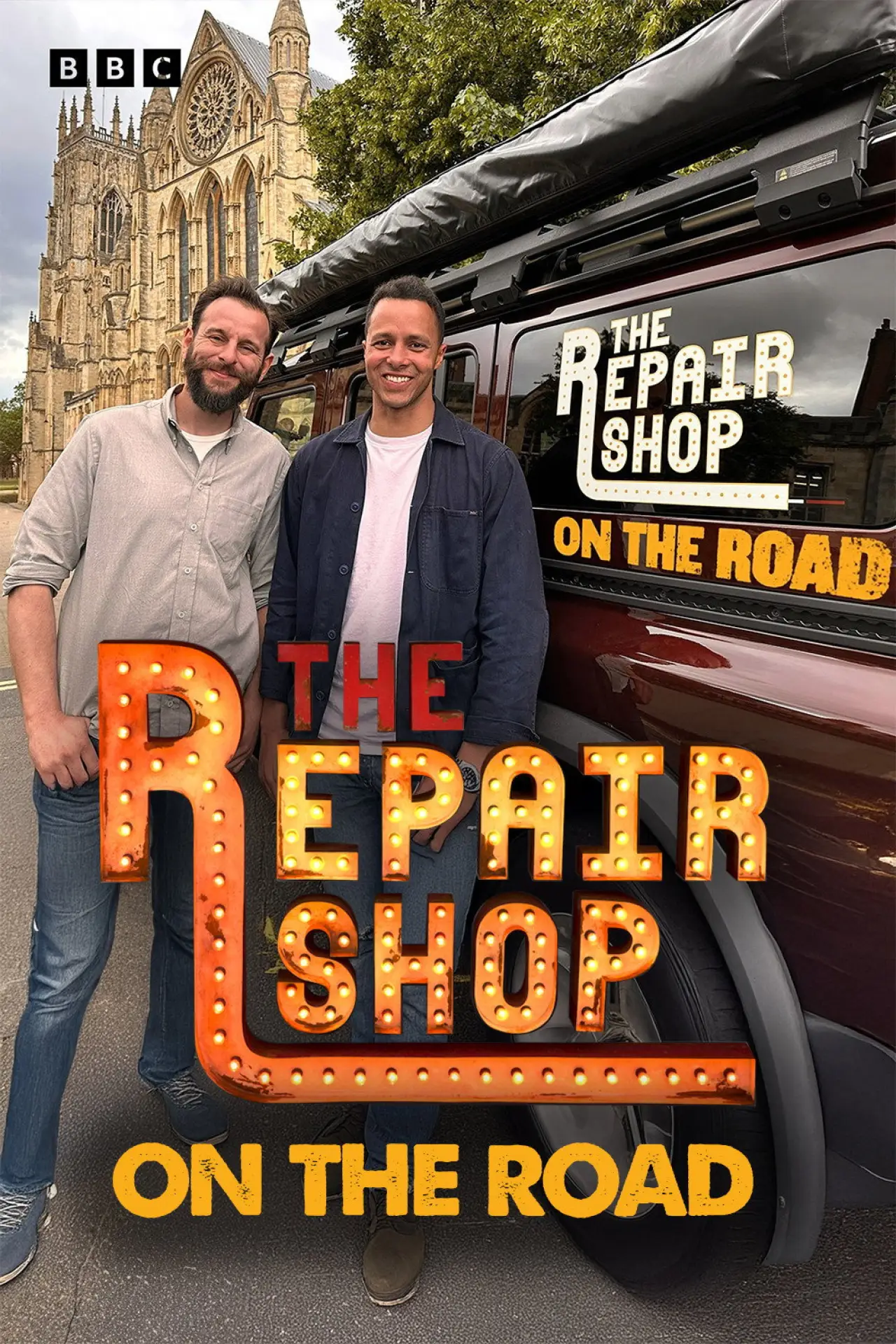 Plakat serialu "The Repair Shop on the Road"