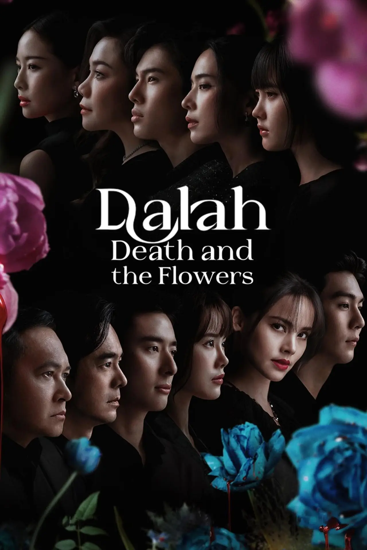 Plakat serialu "Dalah: Śmierć i kwiaty"