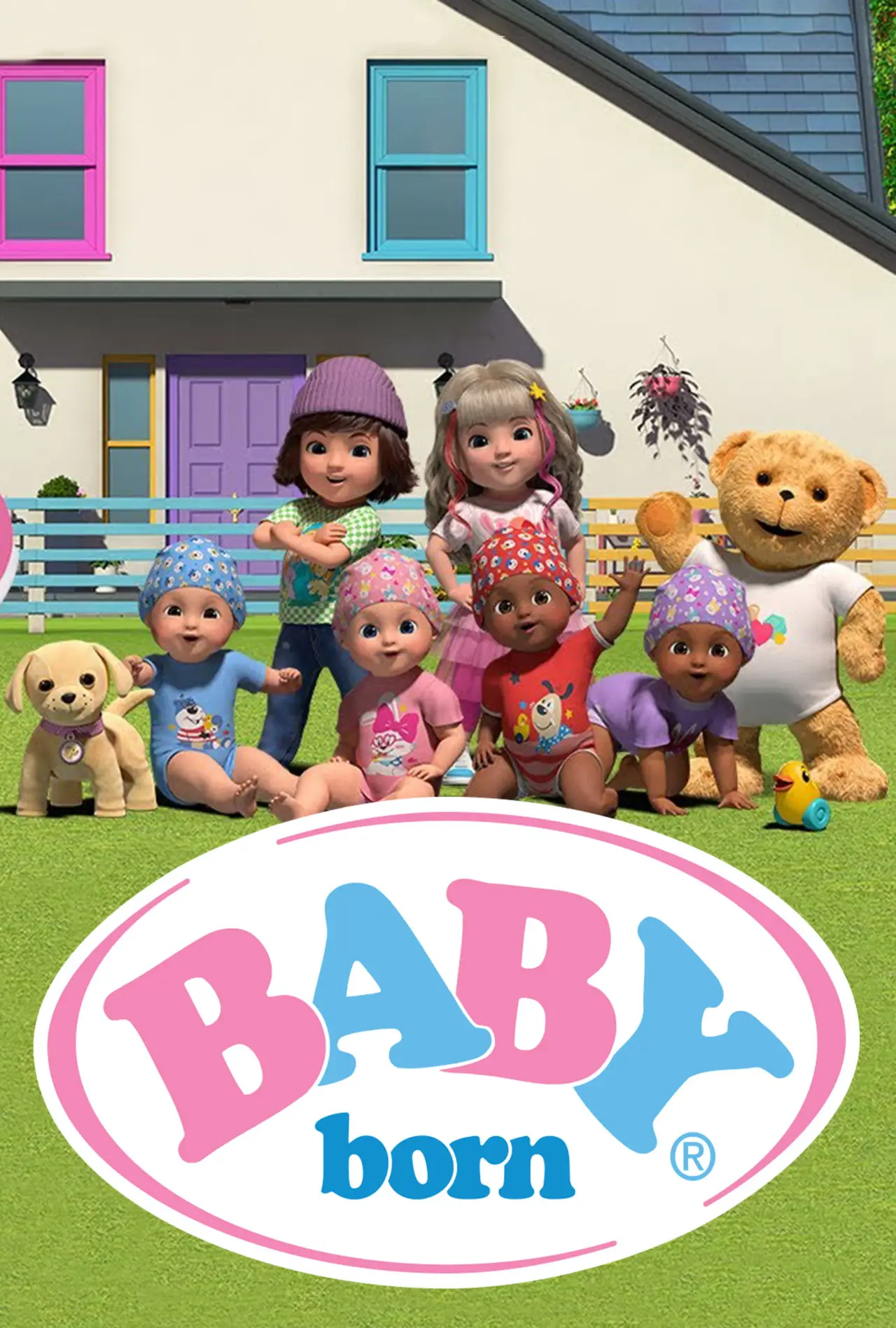 Plakat serialu "Baby Born"
