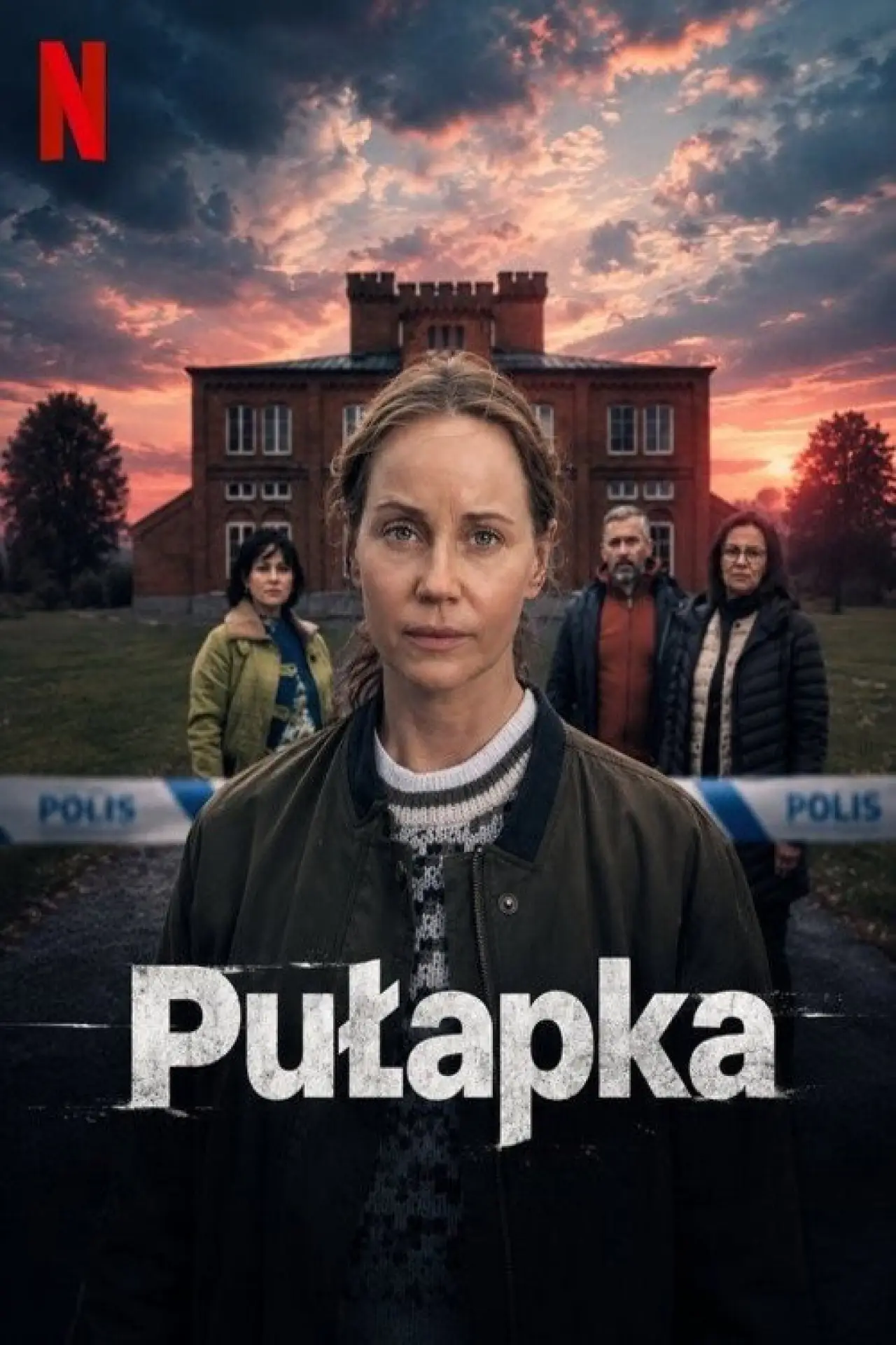 Plakat serialu "Pułapka"