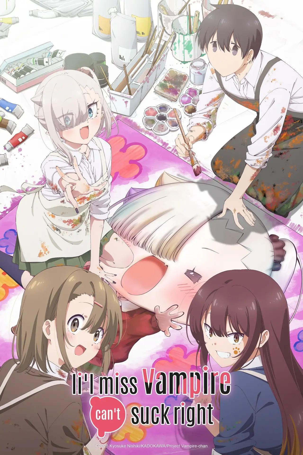 Постер к сериалу "ちゃんと吸えない吸血鬼ちゃん"