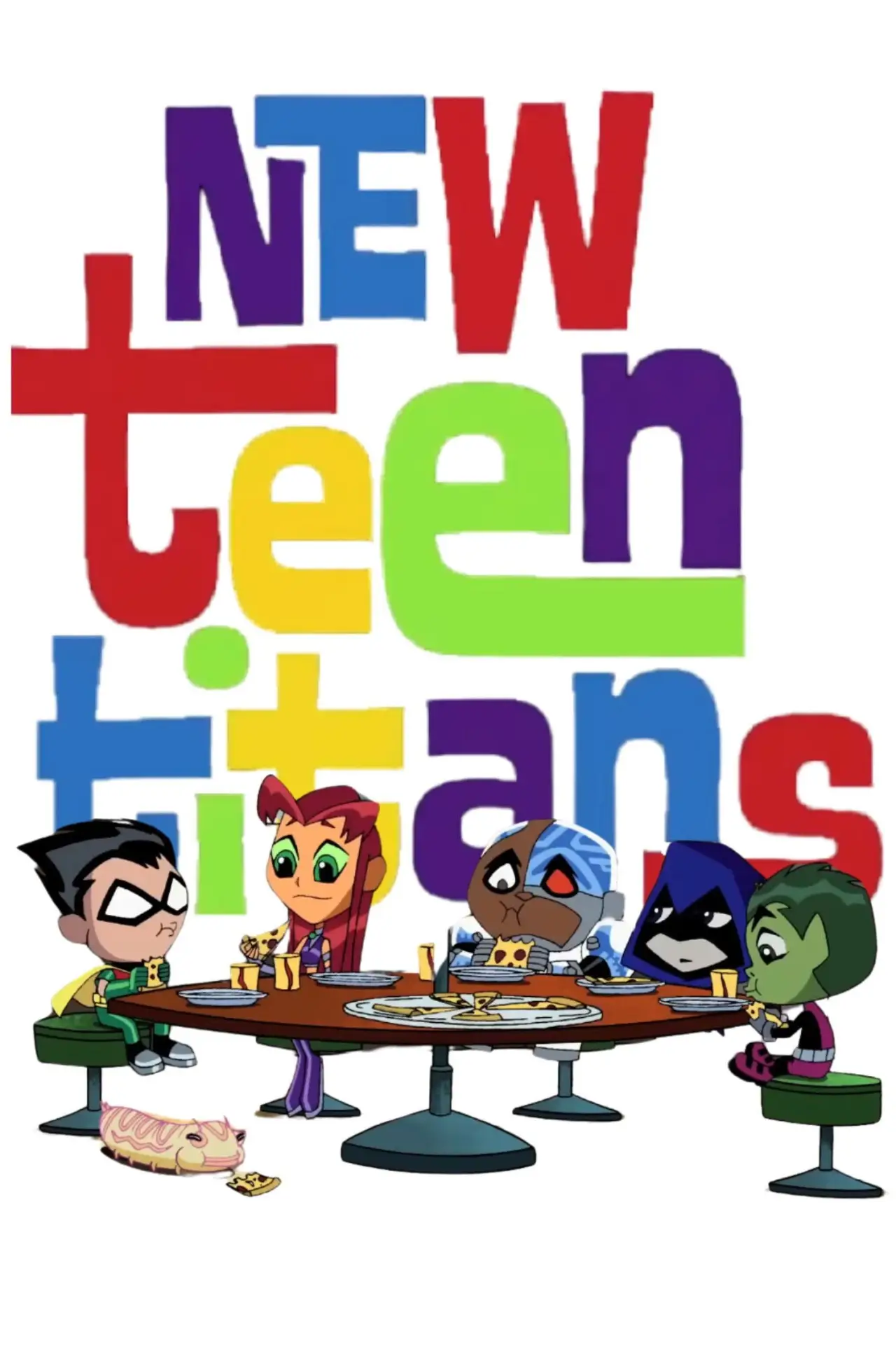 Plakat serialu "New Teen Titans"