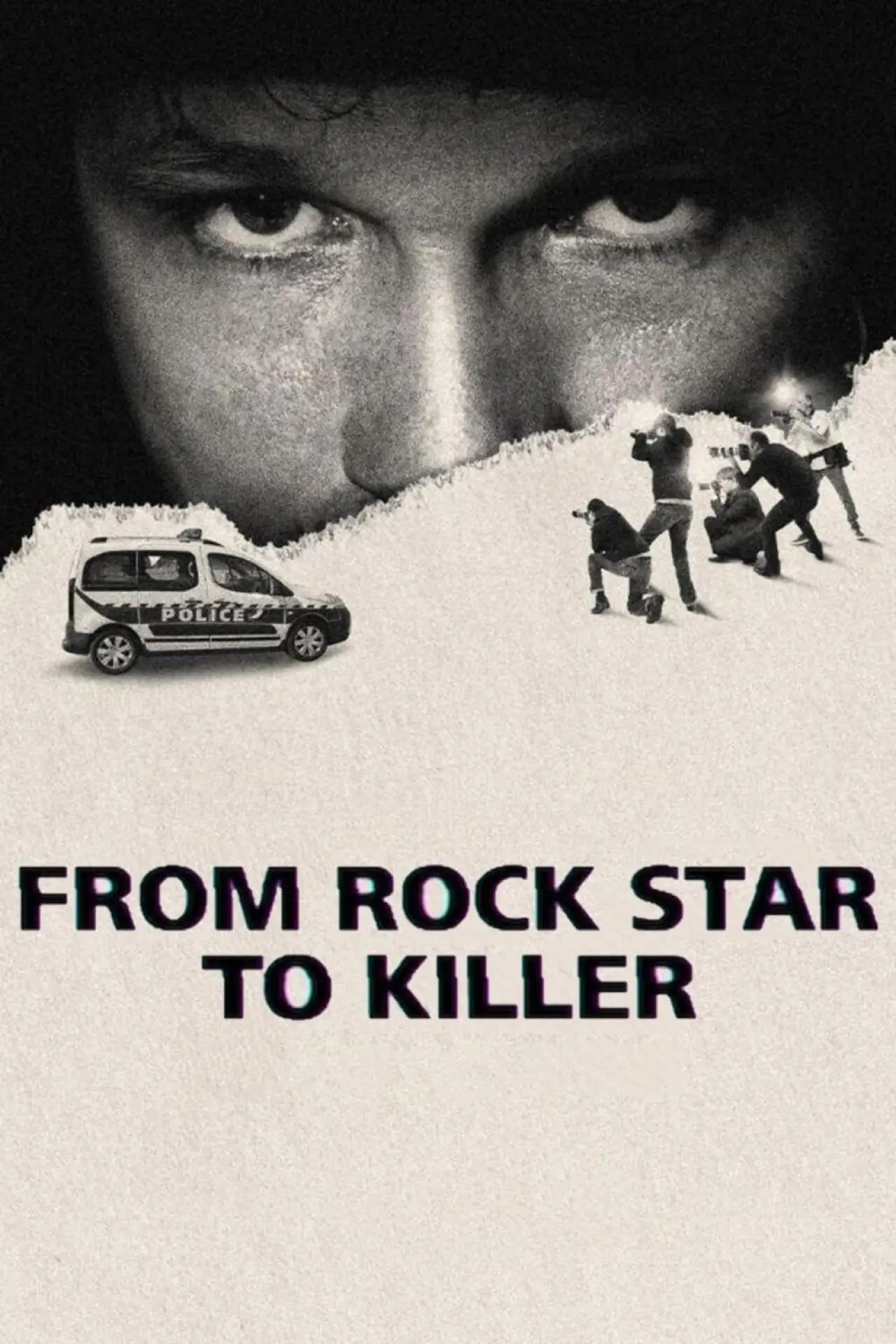 Plakat serialu "Ze sceny do celi: Jak francuski rockman został zabójcą"