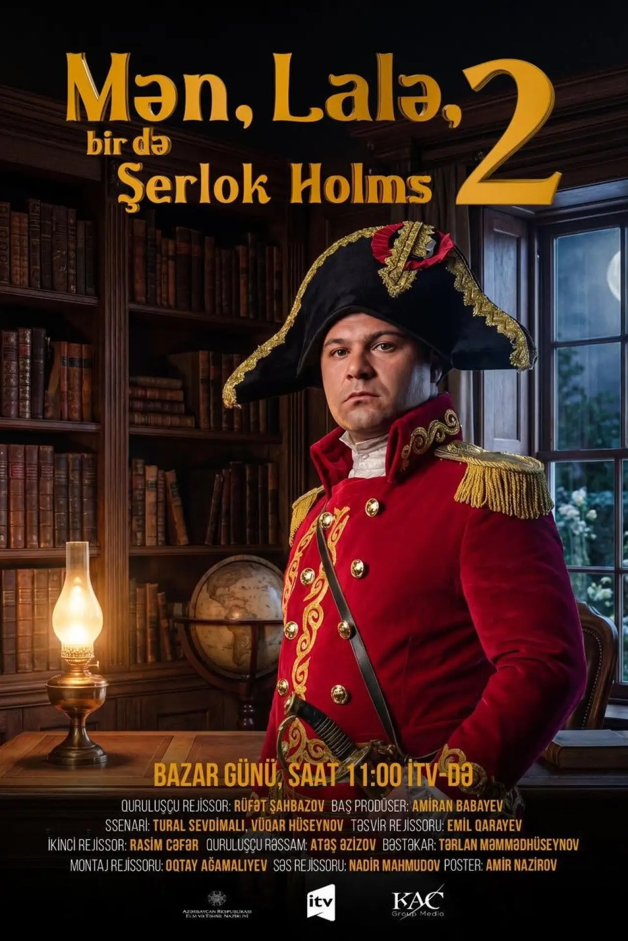 Plakat serialu "Ja, Lala i Sherlock Holmes"