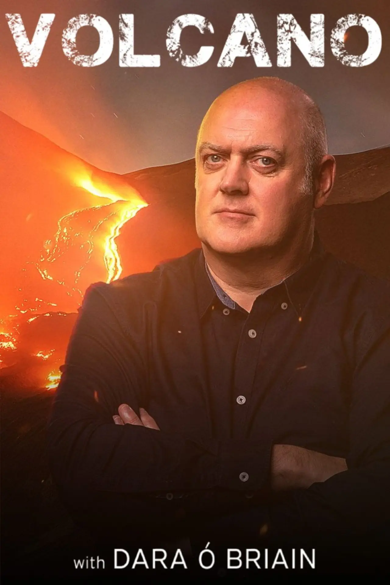 Plakat serialu "Wulkan z Darą Ó Briain"