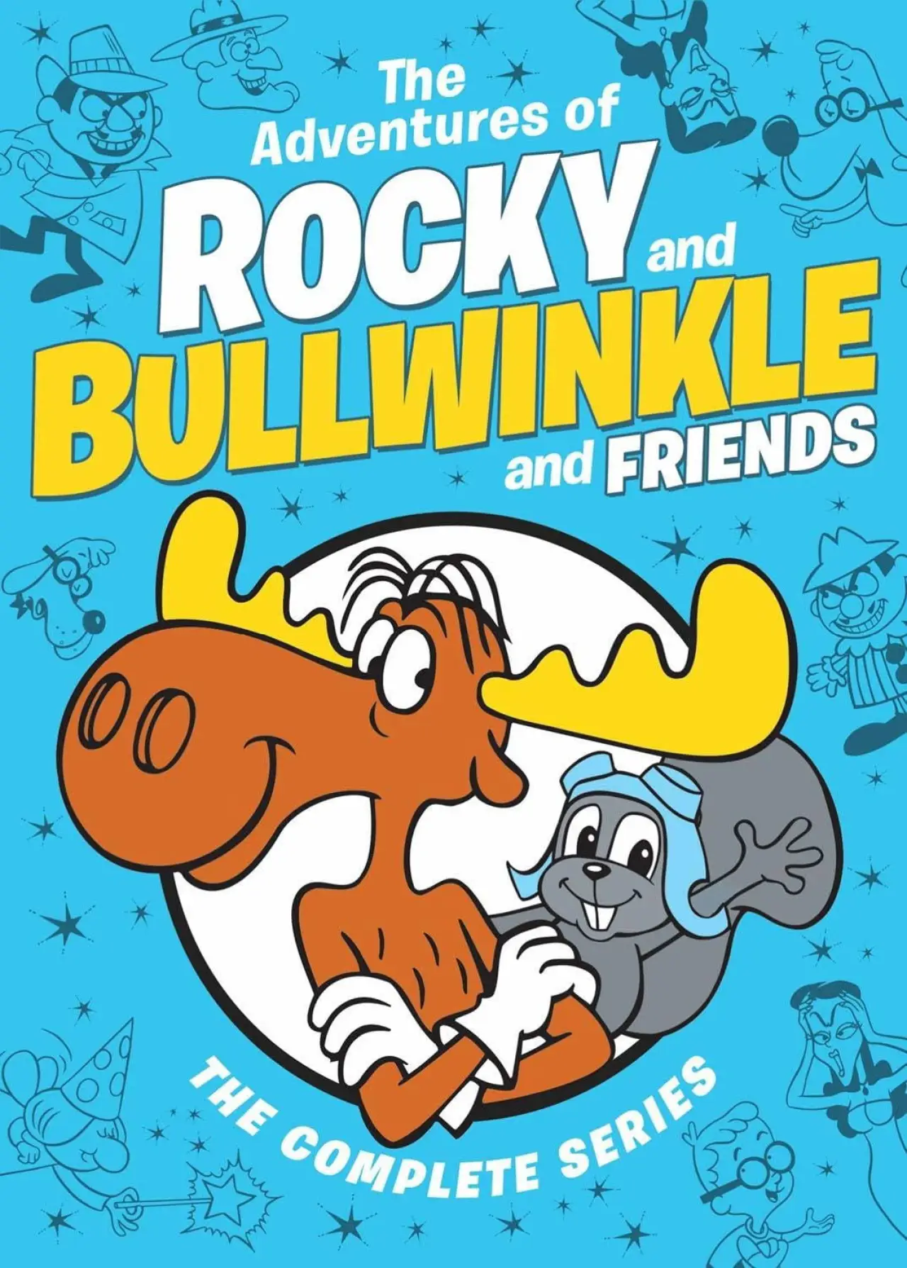 Plakat serialu "The Adventures of Rocky and Bullwinkle and Friends"
