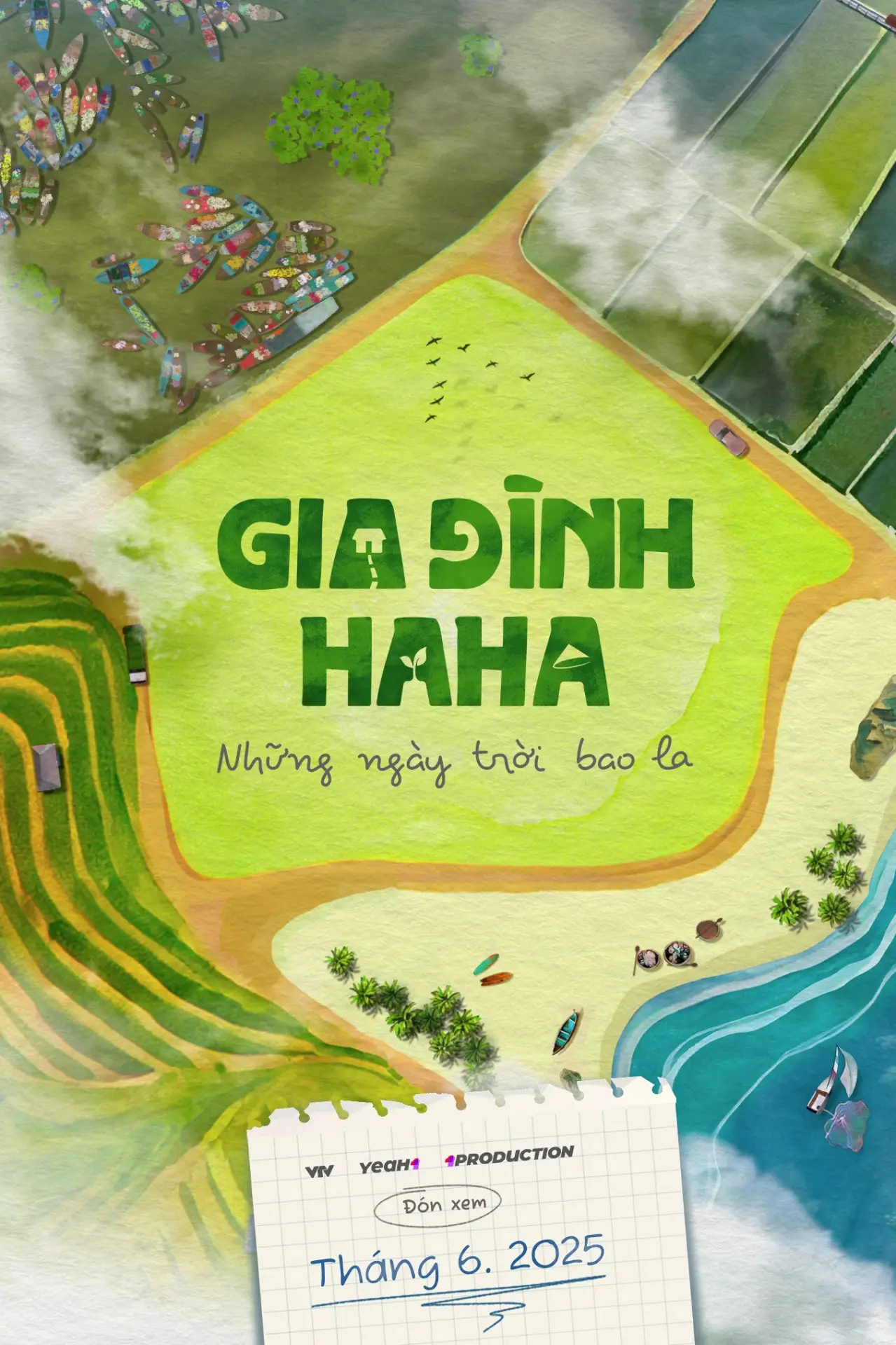Plakat serialu "Haha Family"