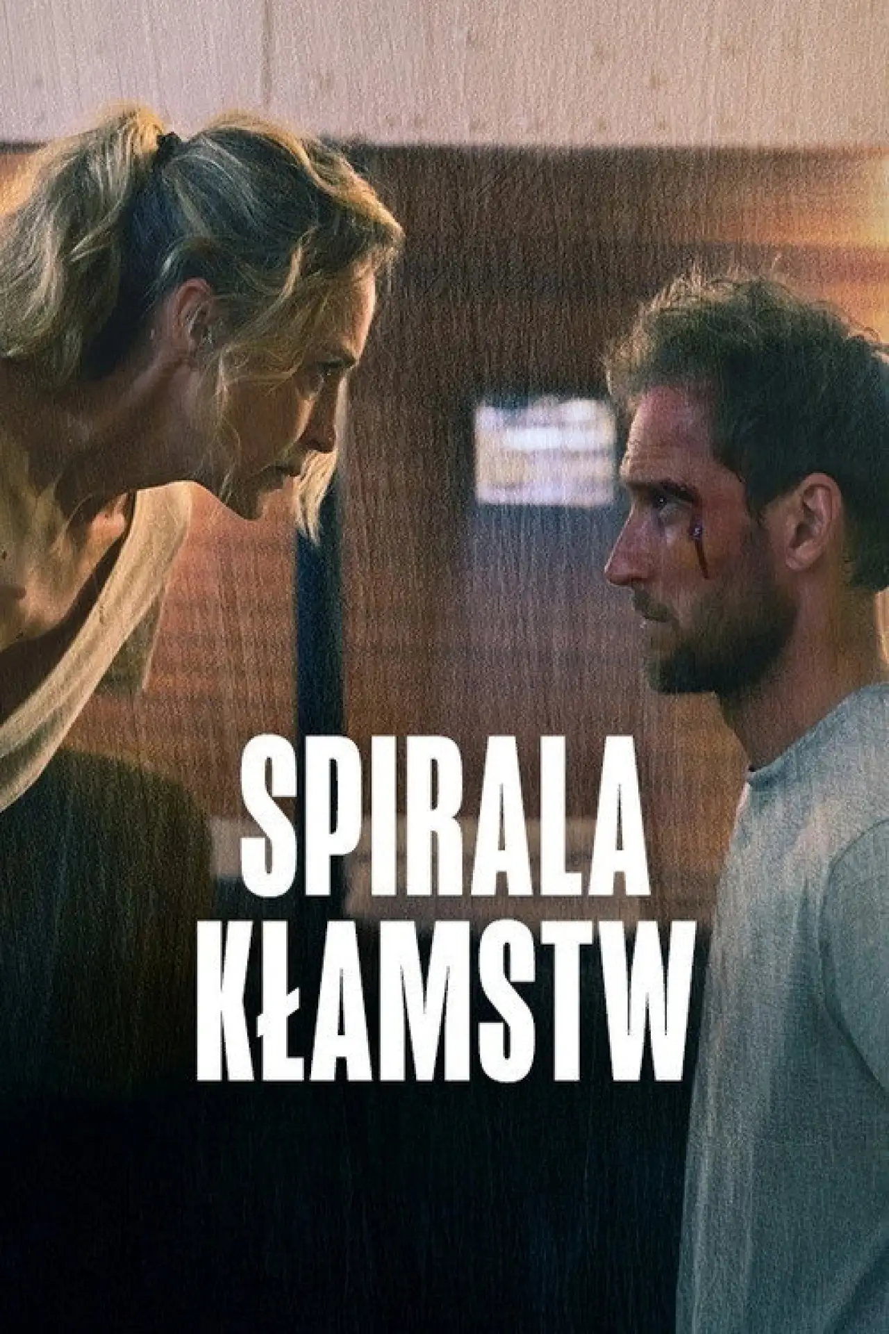Plakat serialu "Spirala kłamstw"