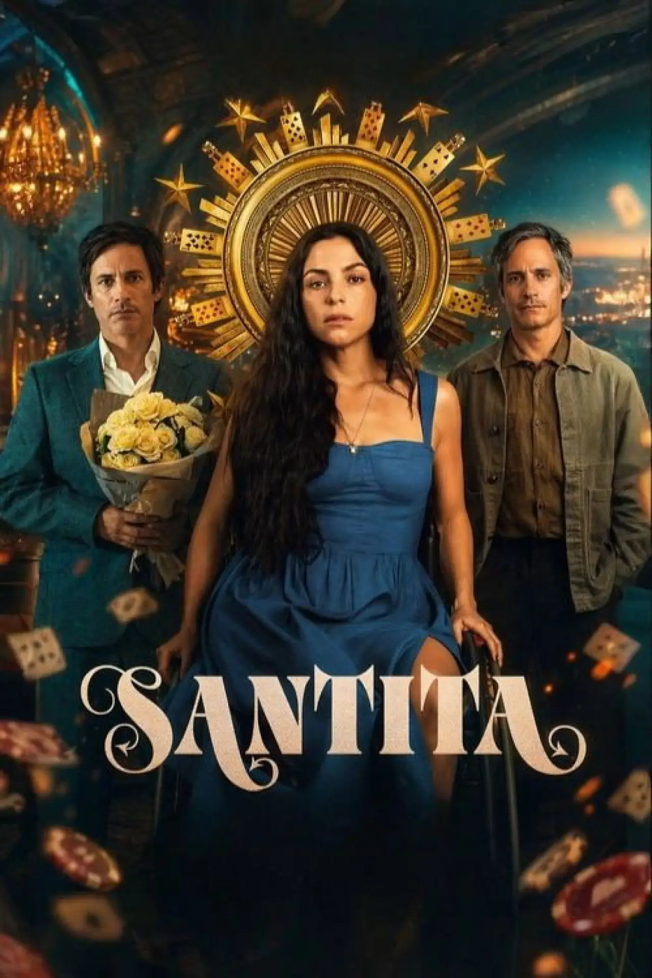 Plakat serialu "Santita"
