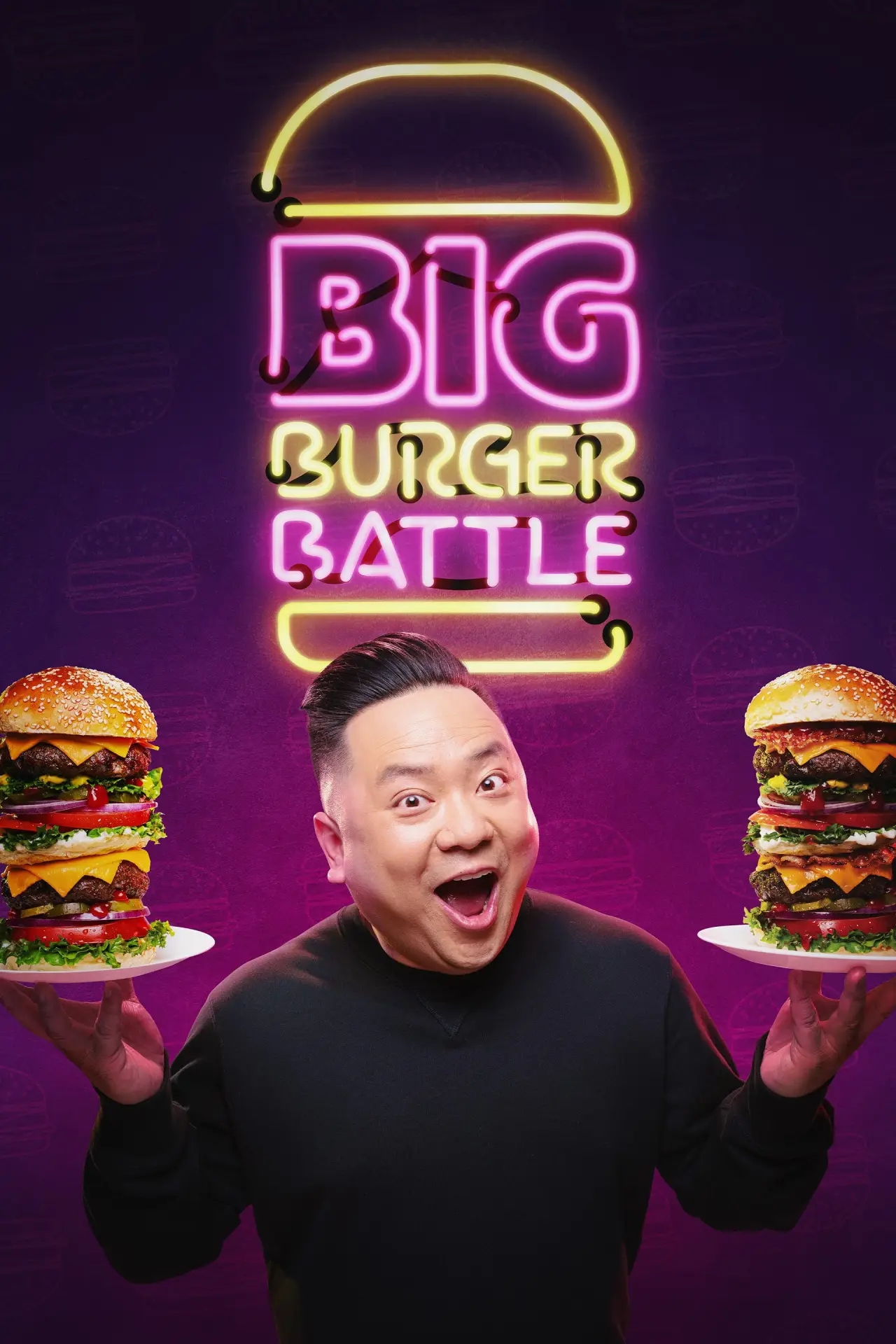 Plakat serialu "Wielka bitwa burgerów"