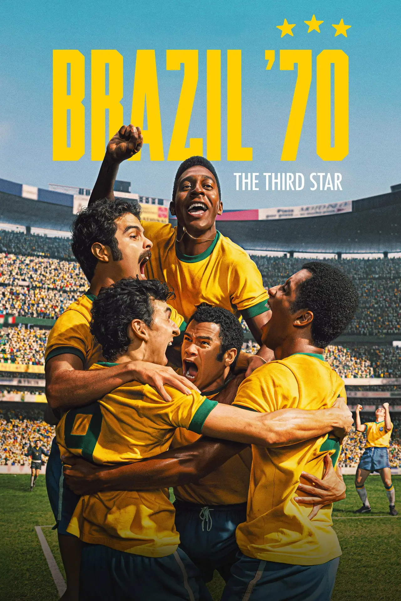 Plakat serialu "Brazylia 1970: Trzecie mistrzostwo"