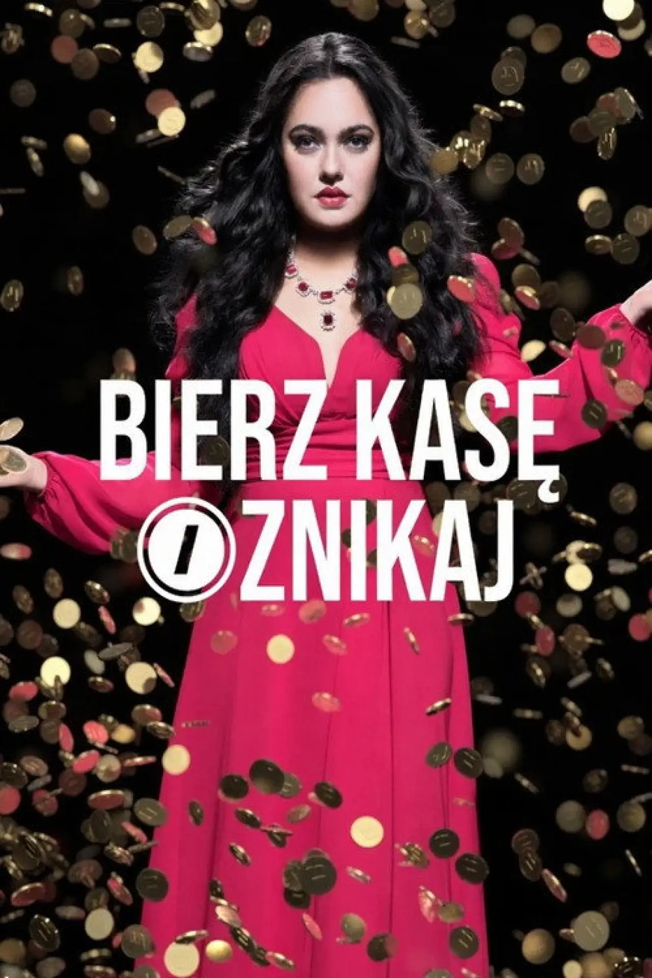 Plakat serialu "Bierz kasę i znikaj"
