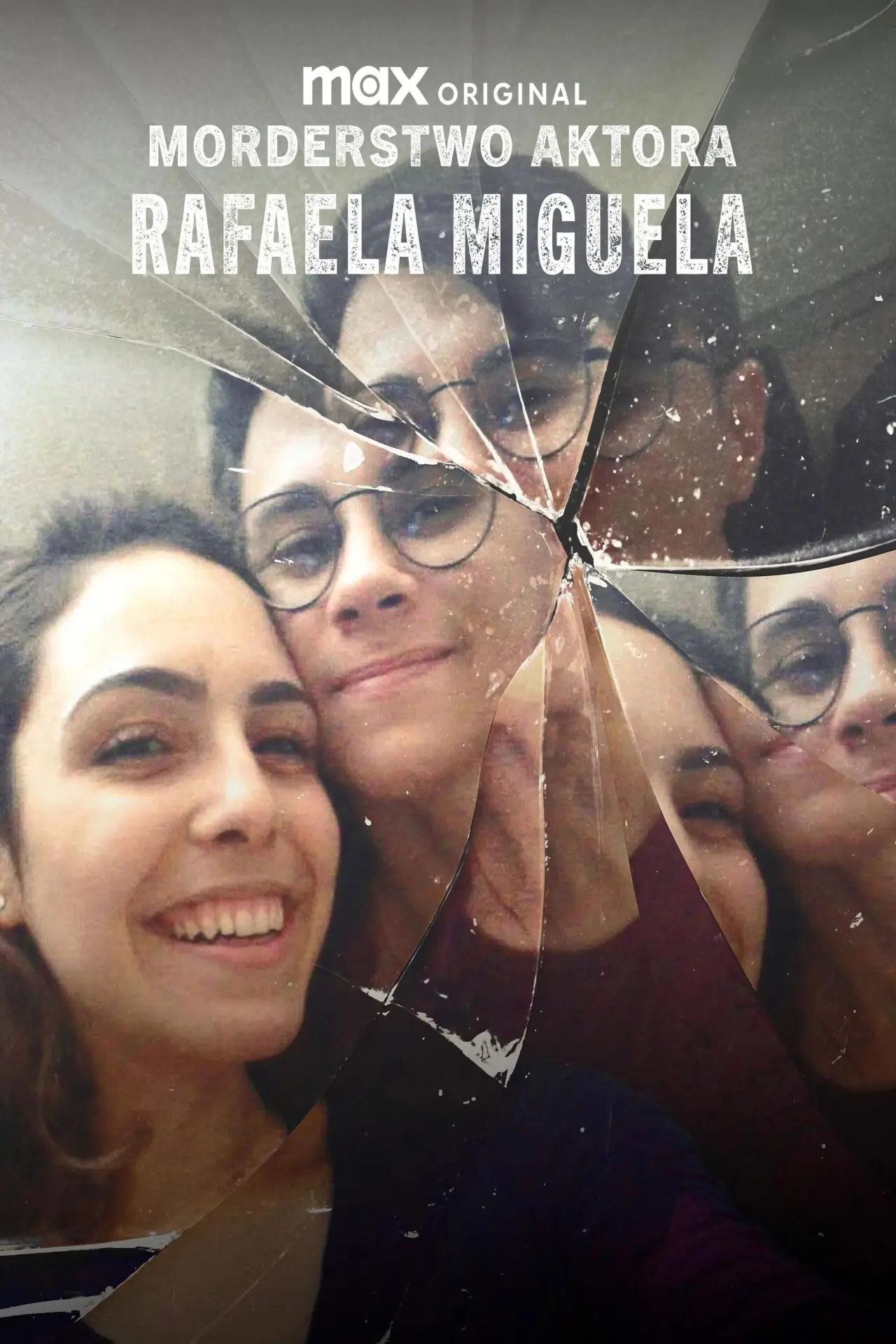 Plakat serialu "Morderstwo aktora Rafaela Miguela"