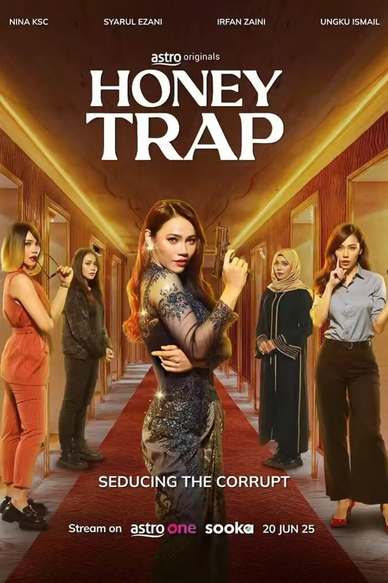 Plakat serialu "Honey Trap"