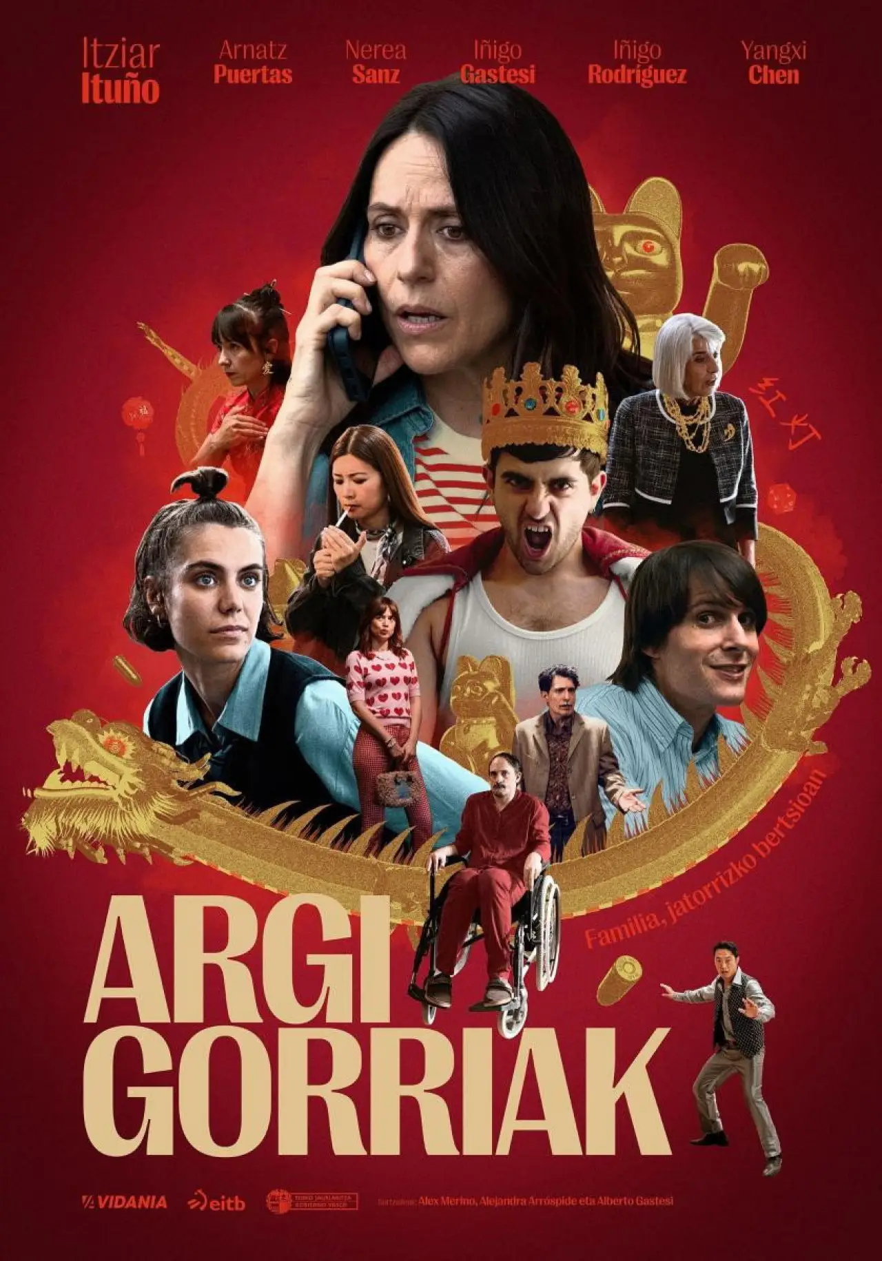 Plakat serialu "Argi Gorriak"