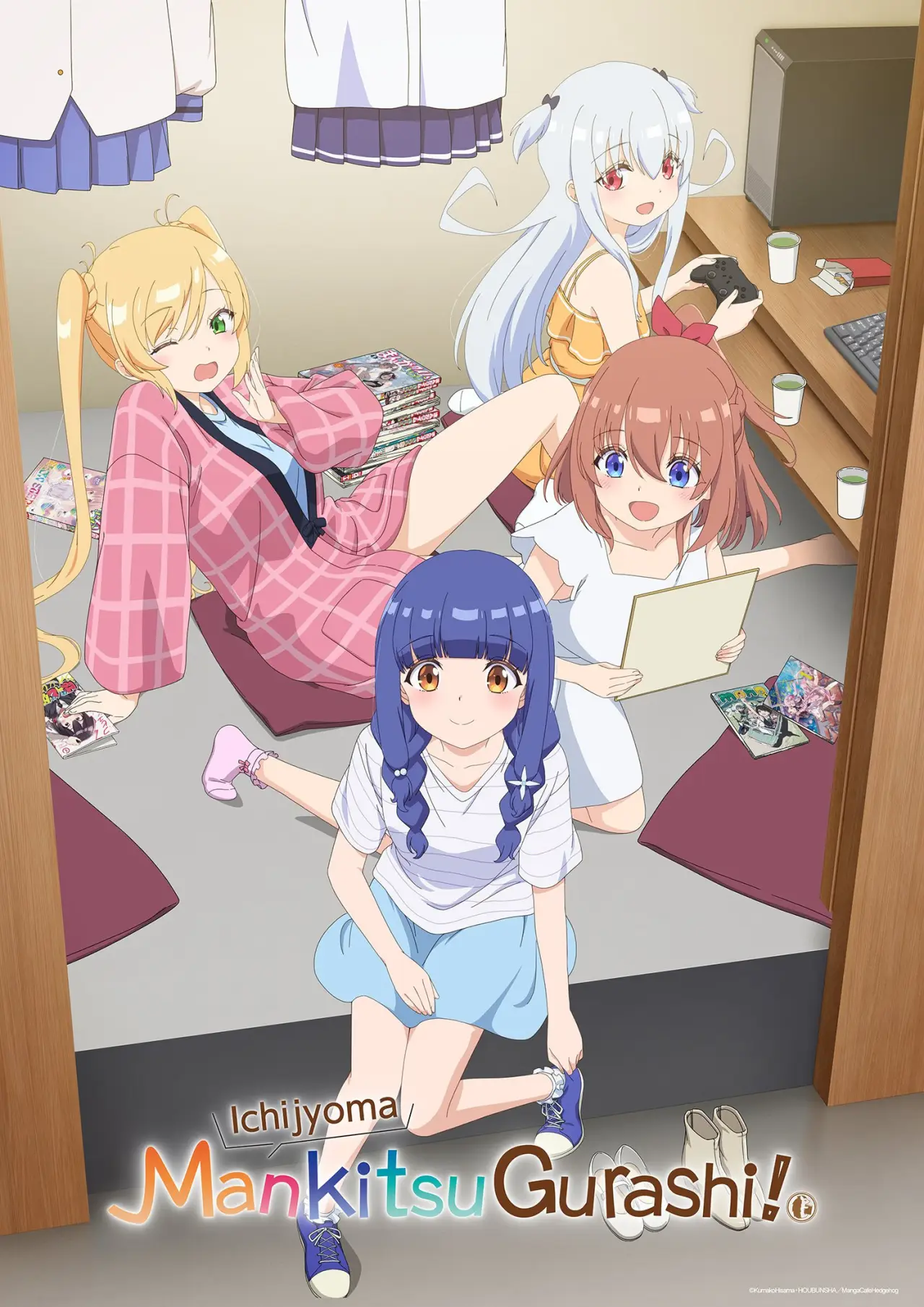 Plakat serialu "Ichijôma Mankitsu Gurashi!"