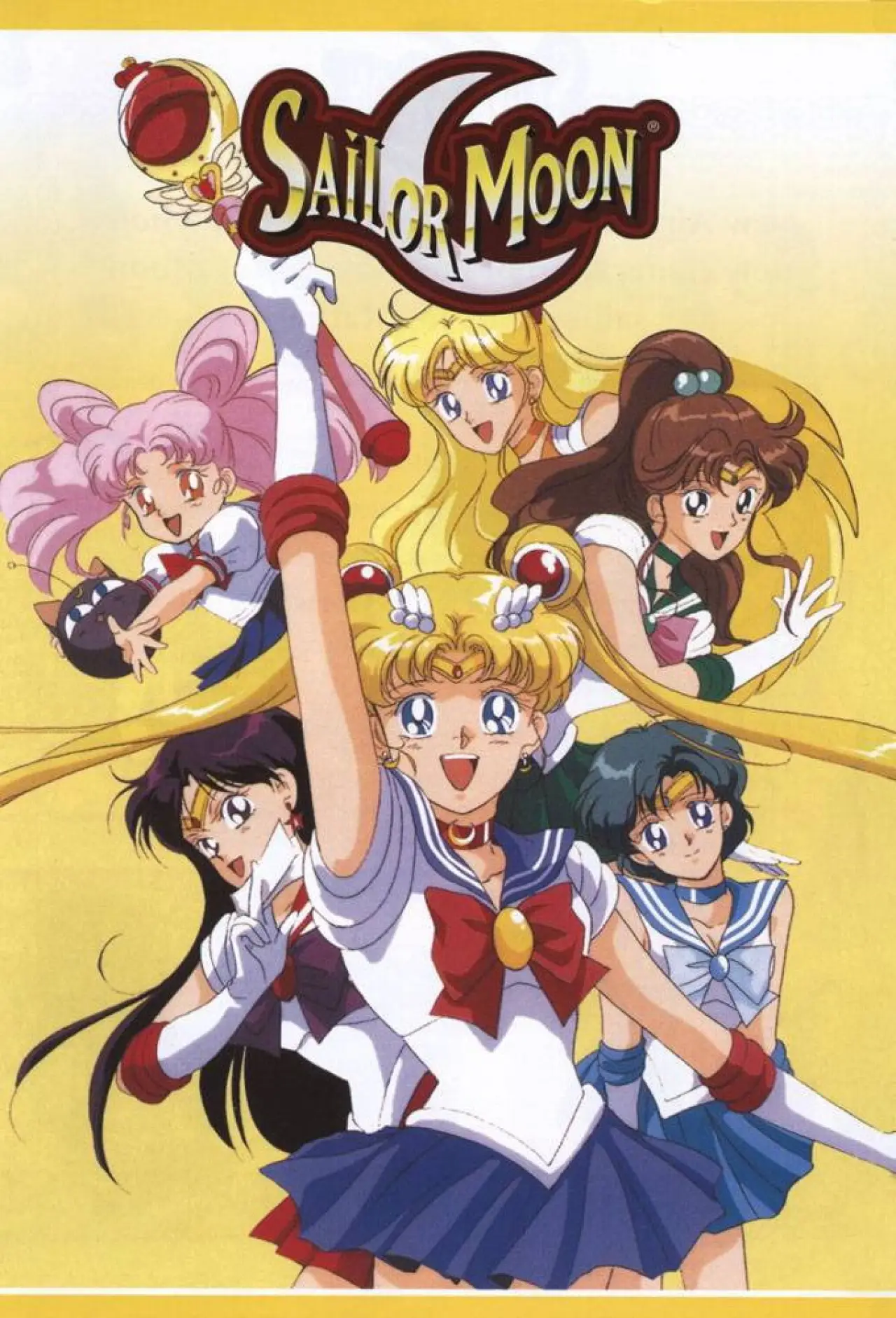 Plakat serialu "Sailor Moon"
