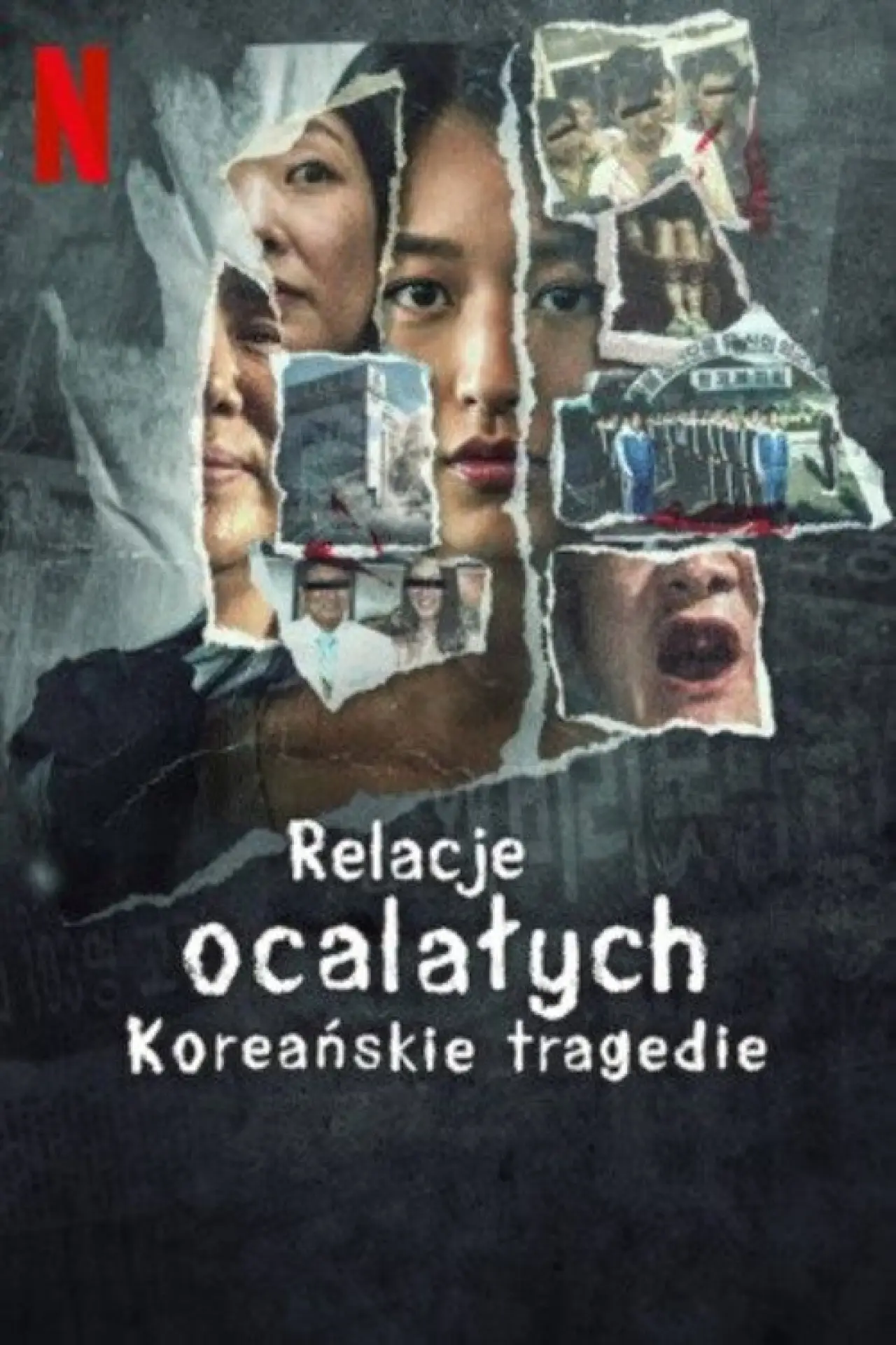 Plakat serialu "Relacje ocalałych: Koreańskie tragedie"