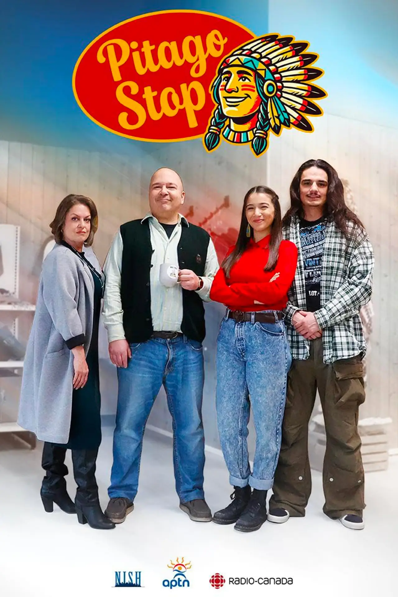 Plakat serialu "Pitago Stop"