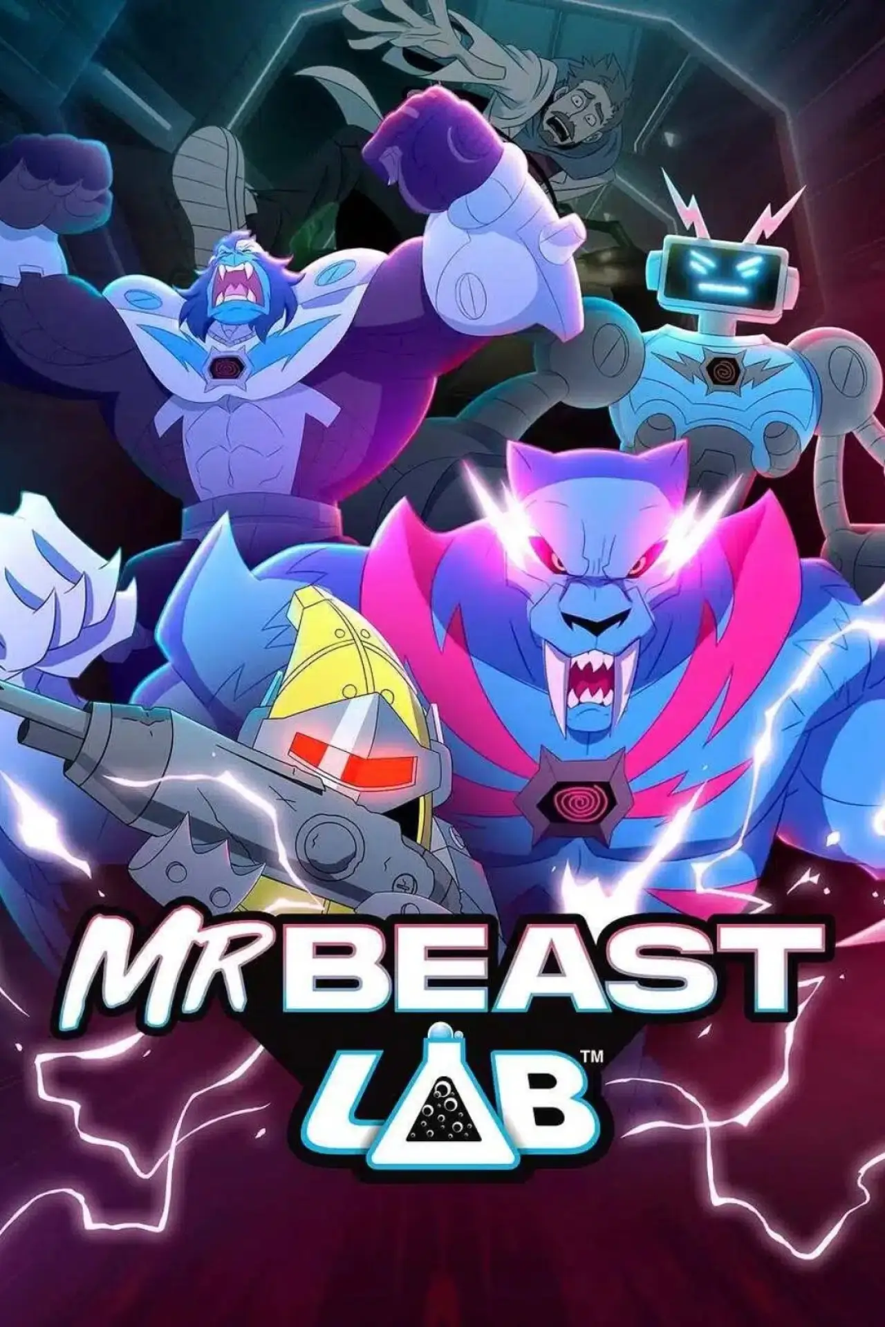 Plakat serialu "Laboratorium MrBeasta"