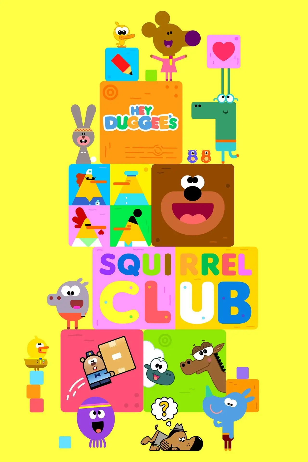 Plakat serialu "Hey Duggee