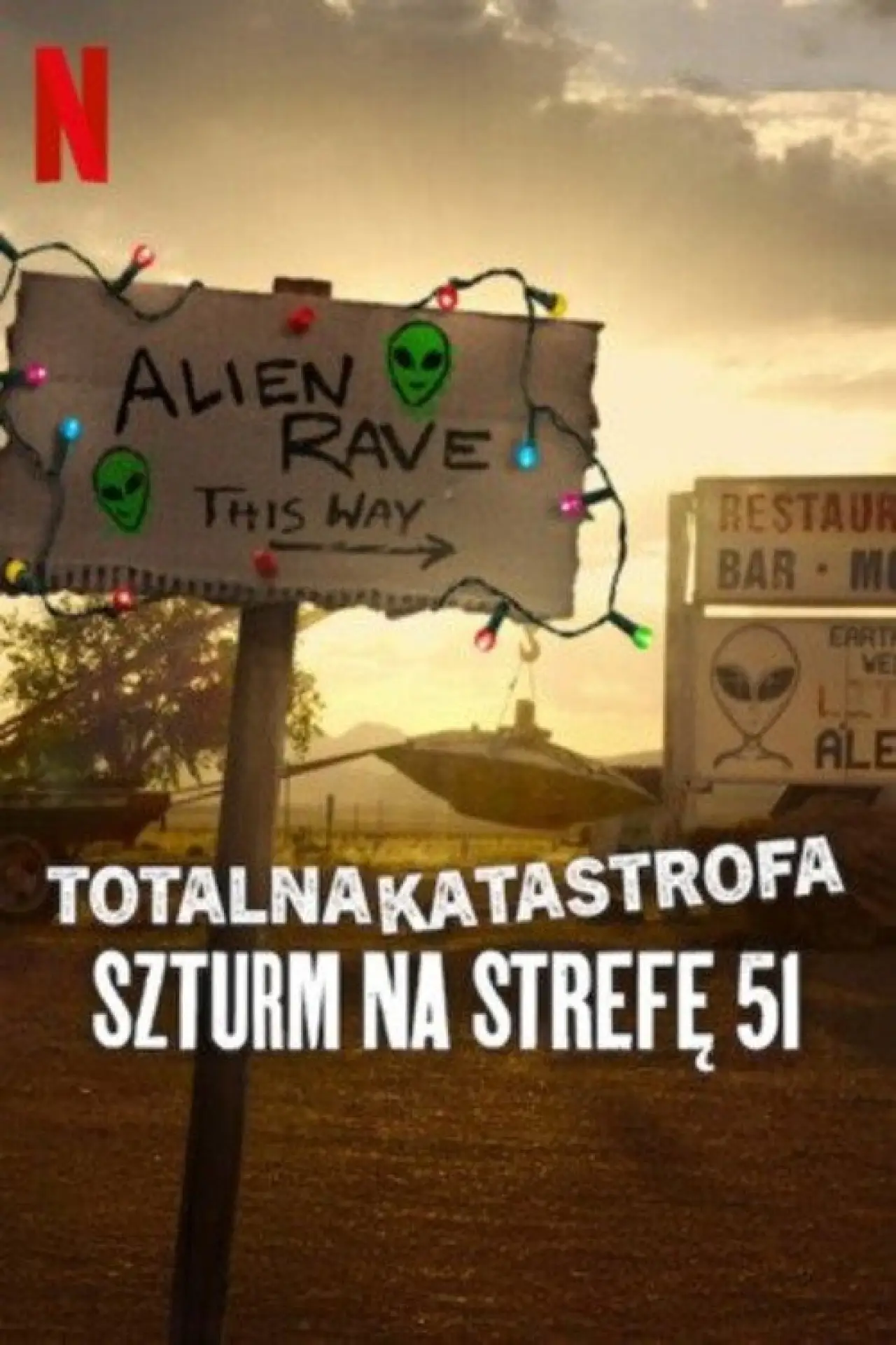 Постер к сериалу "Totalna katastrofa: Szturm na Strefę 51"