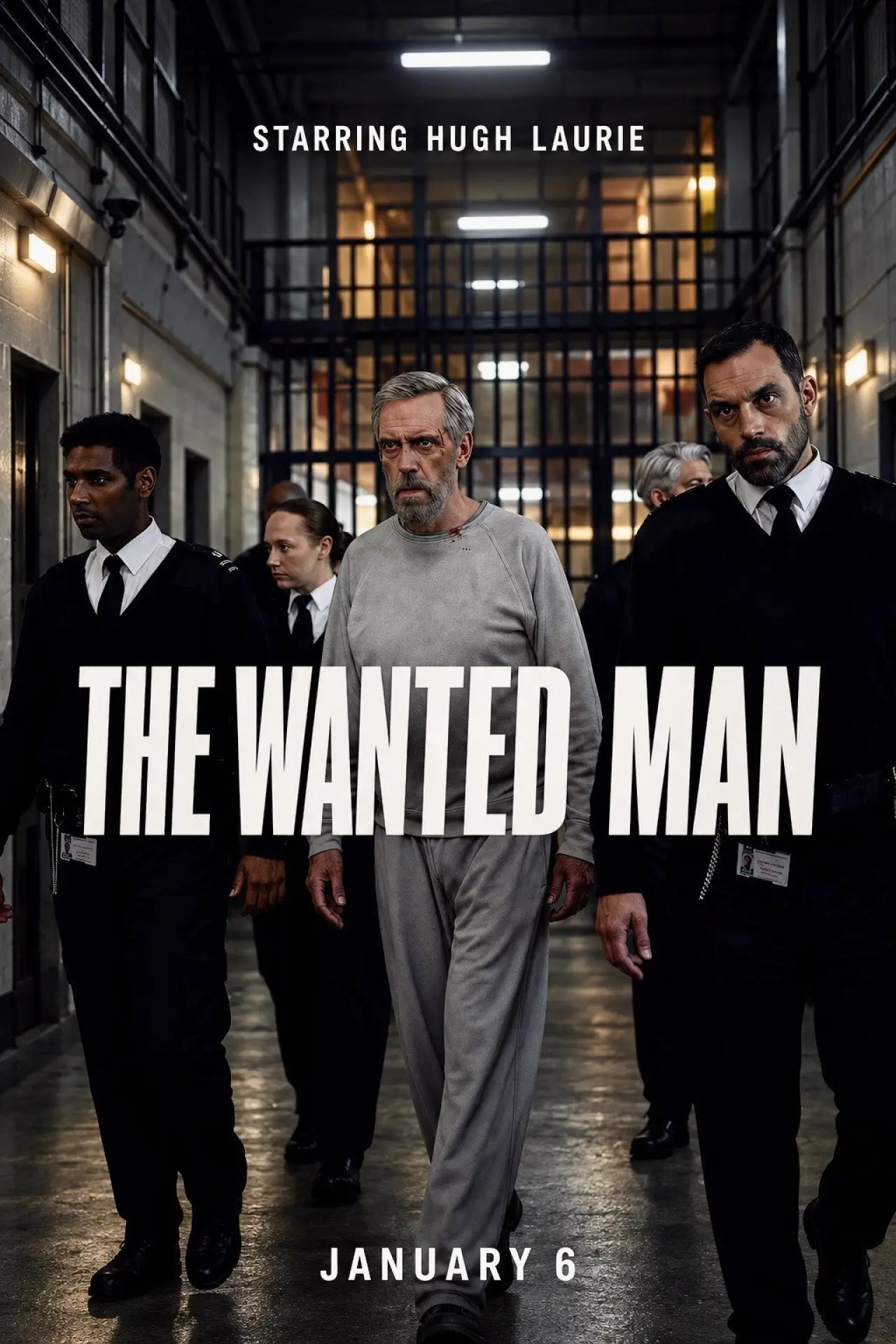 Plakat serialu "The Wanted Man"