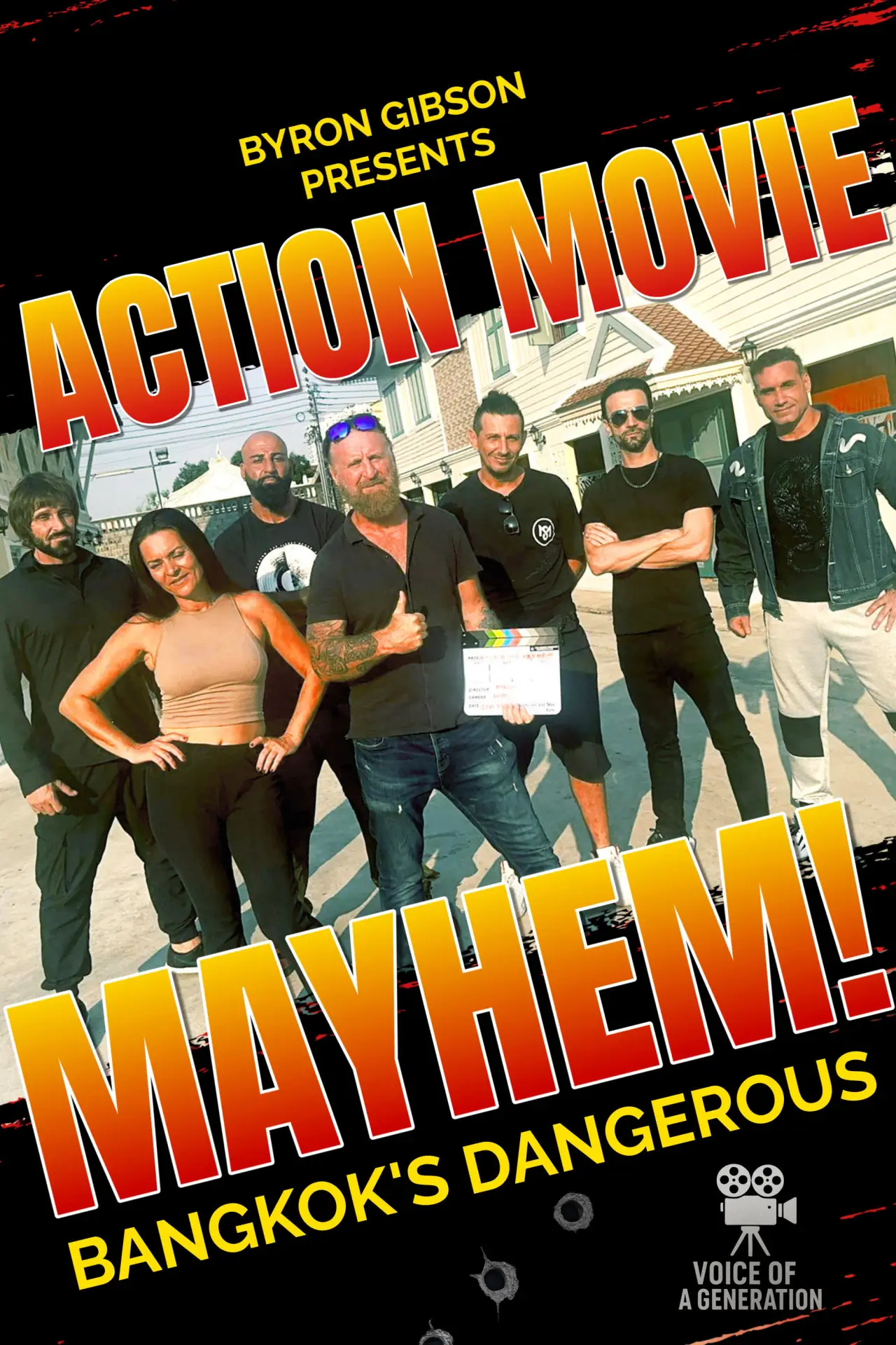 Plakat serialu "Action Movie Mayhem"