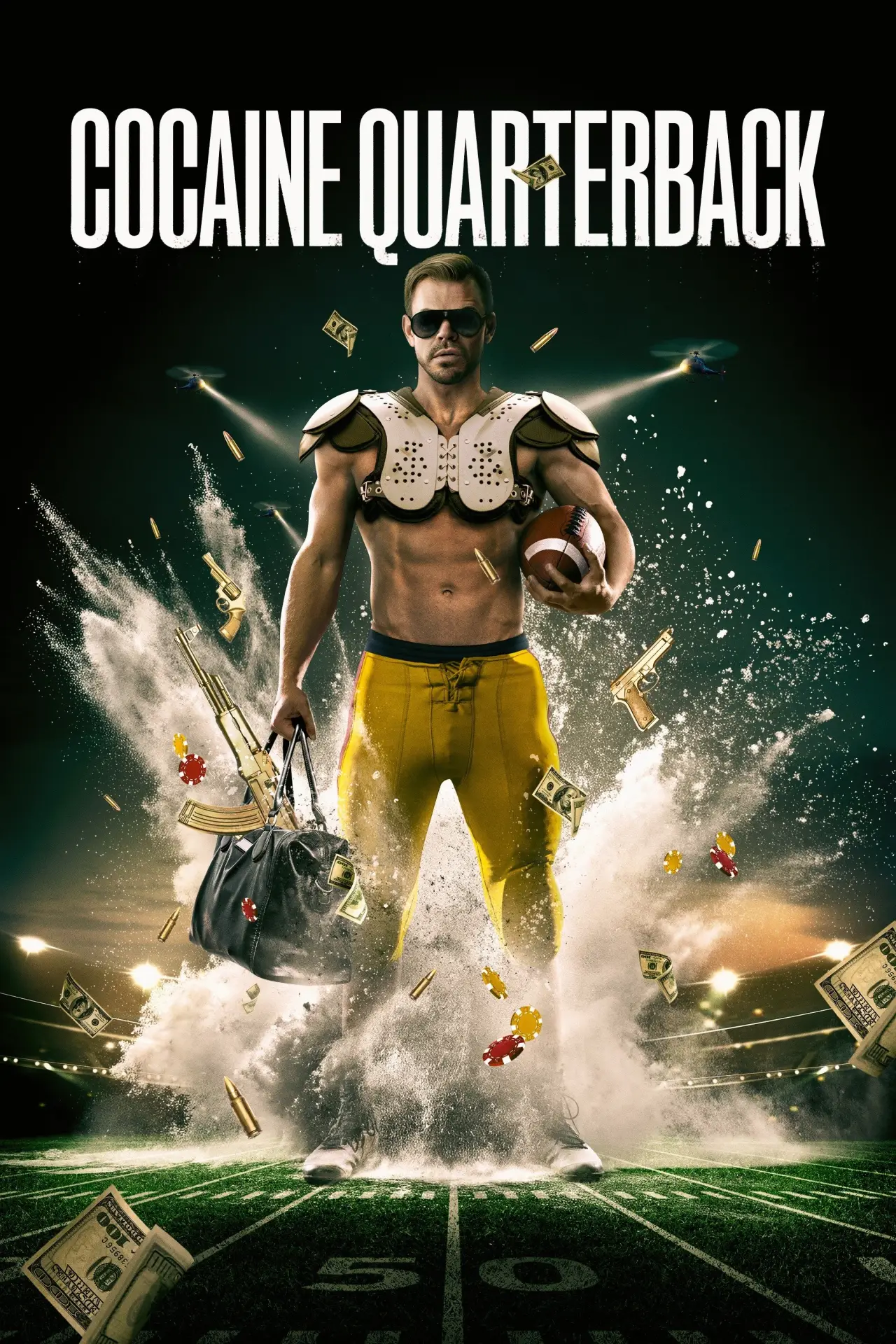 Plakat serialu "Cocaine Quarterback: Signal-Caller for the Cartel"
