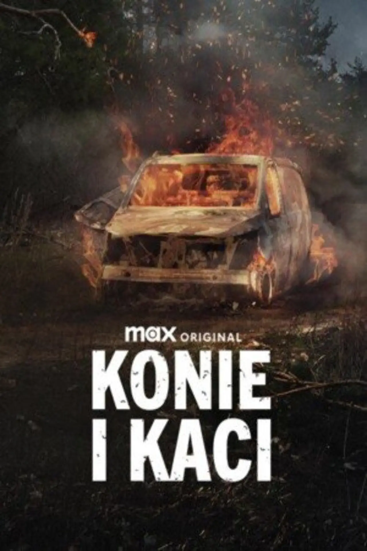 Plakat serialu "Konie i kaci"