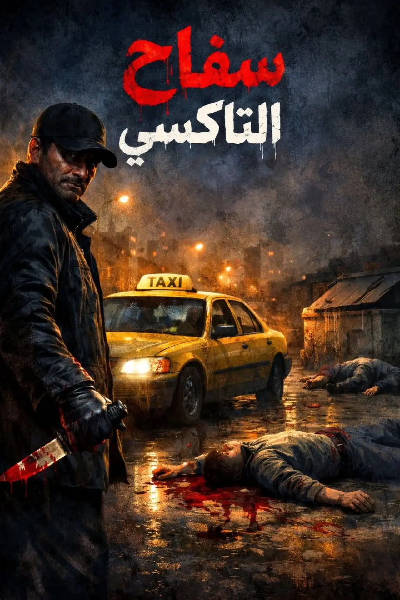 Plakat serialu "سفاح التاكسي"