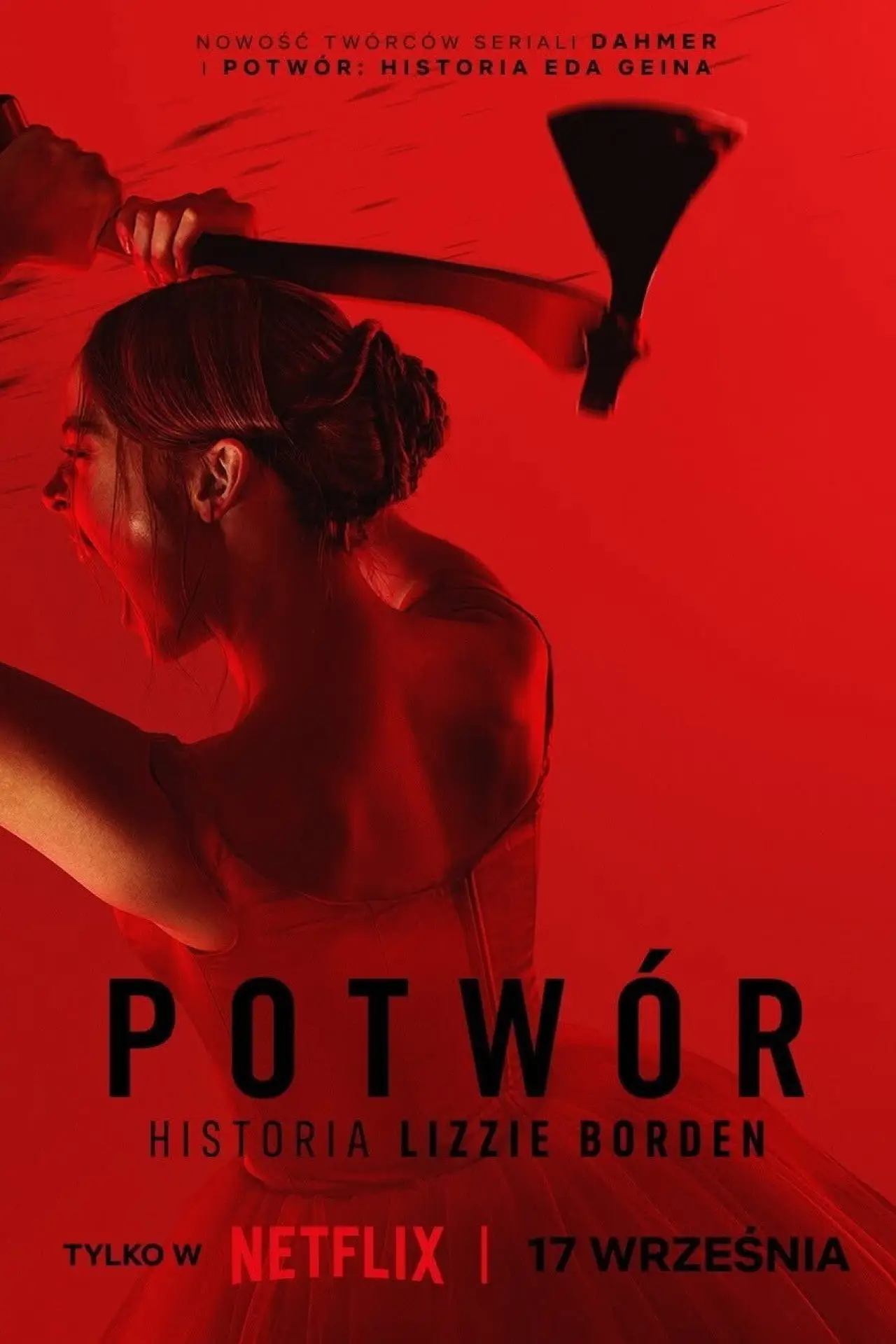 Plakat serialu "Potwór: Historia Lizzie Borden"