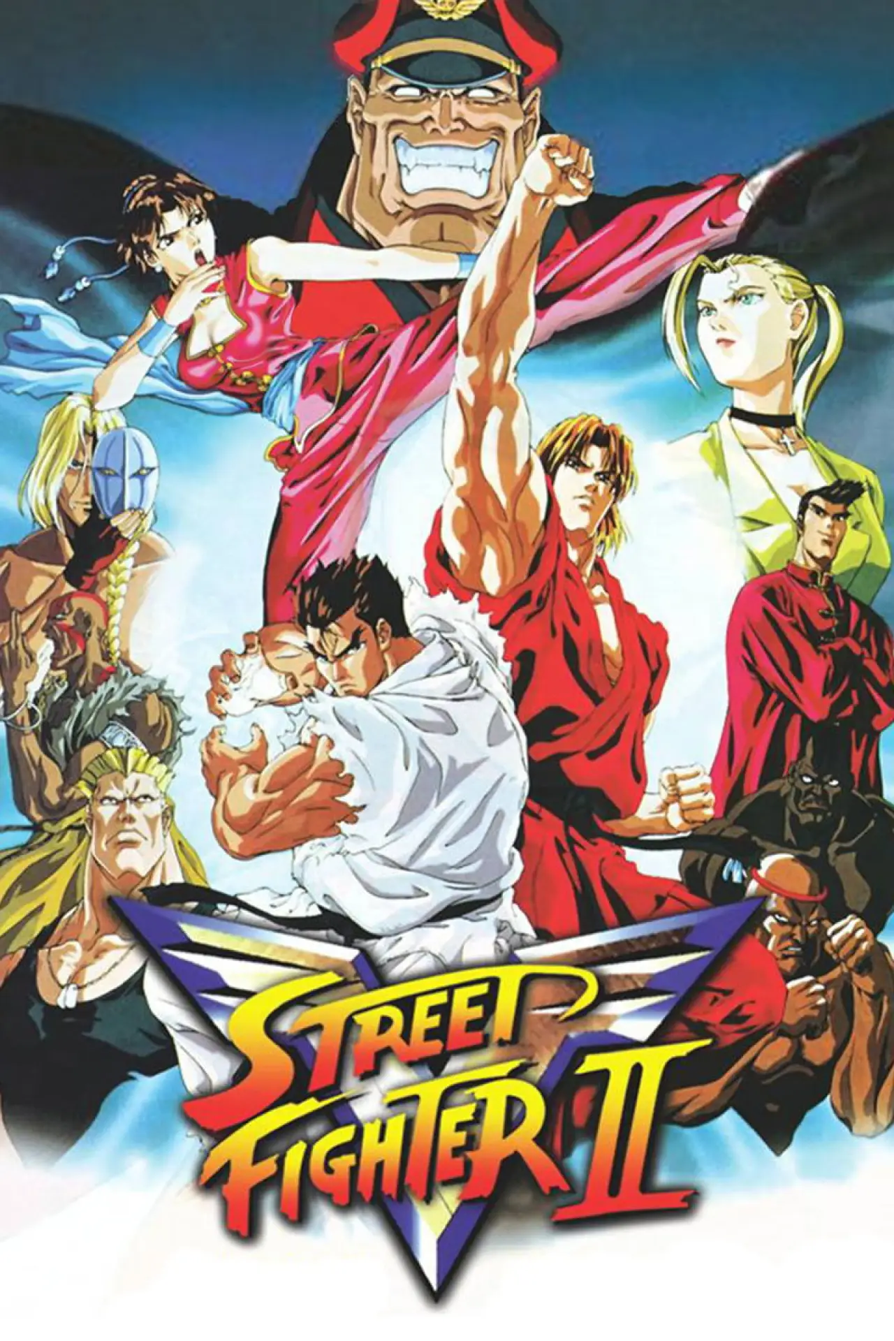 Plakat serialu "Street Fighter II: V"