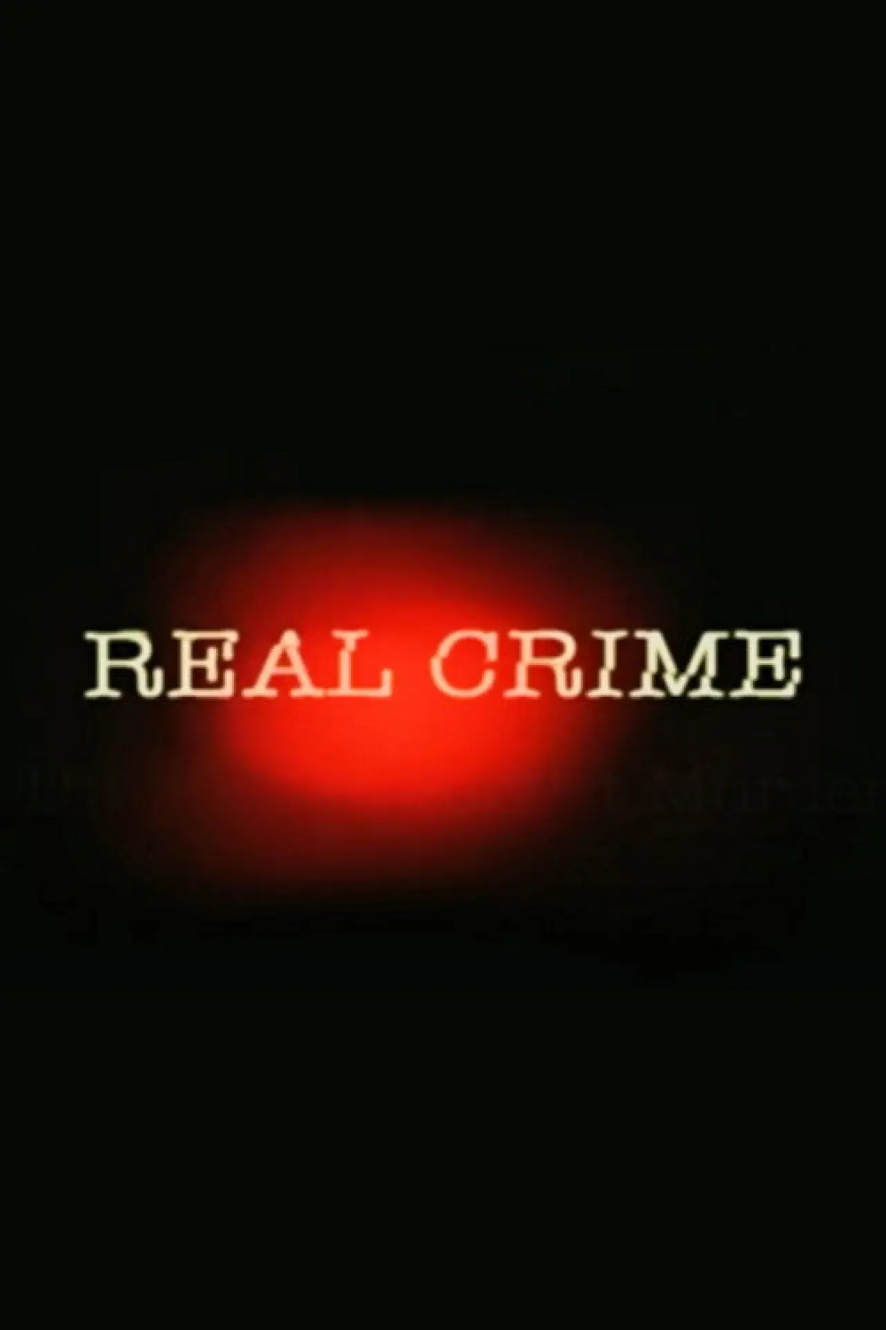 Plakat serialu "Realne zbrodnie"