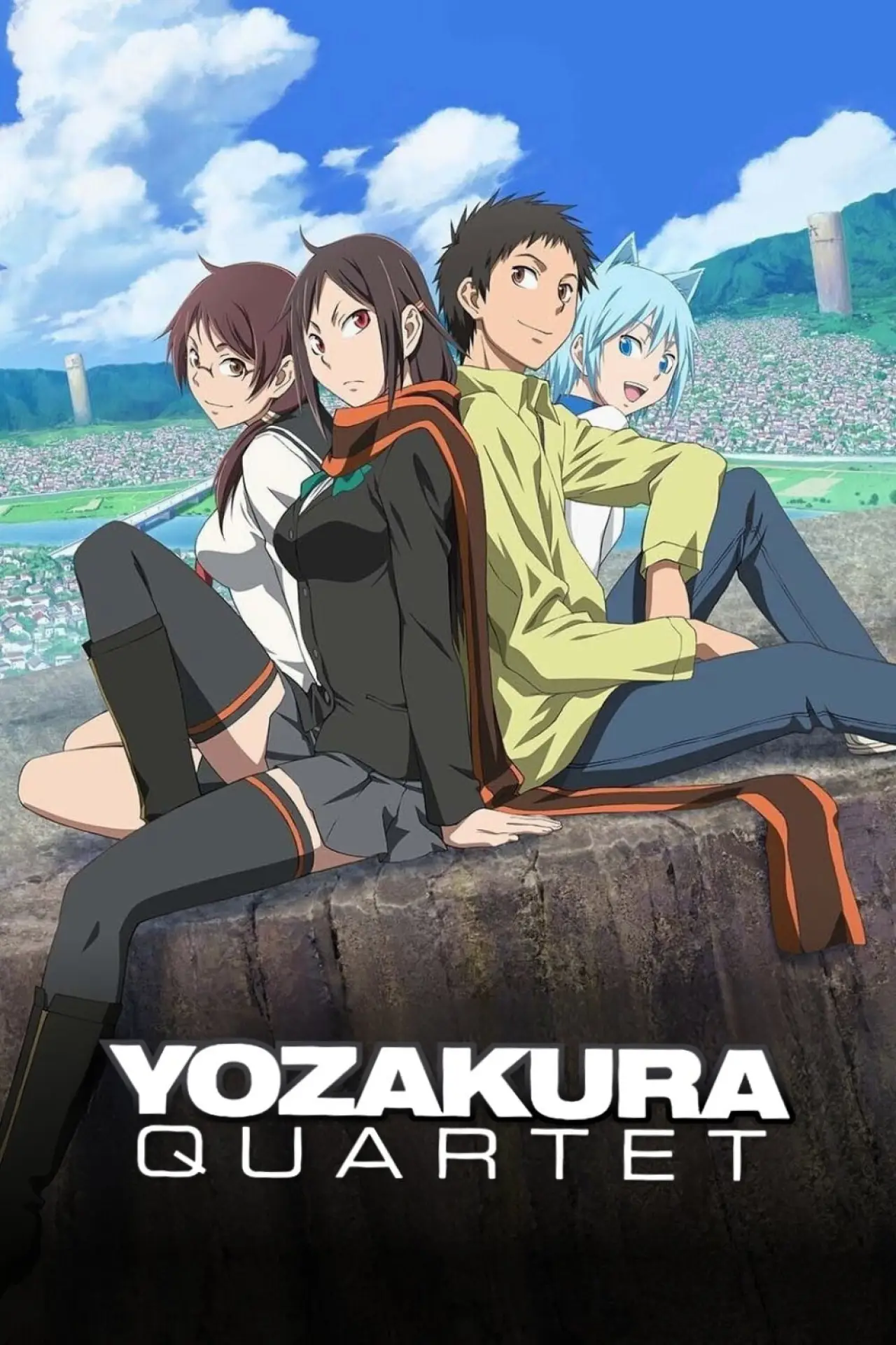 Plakat serialu "夜桜四重奏"