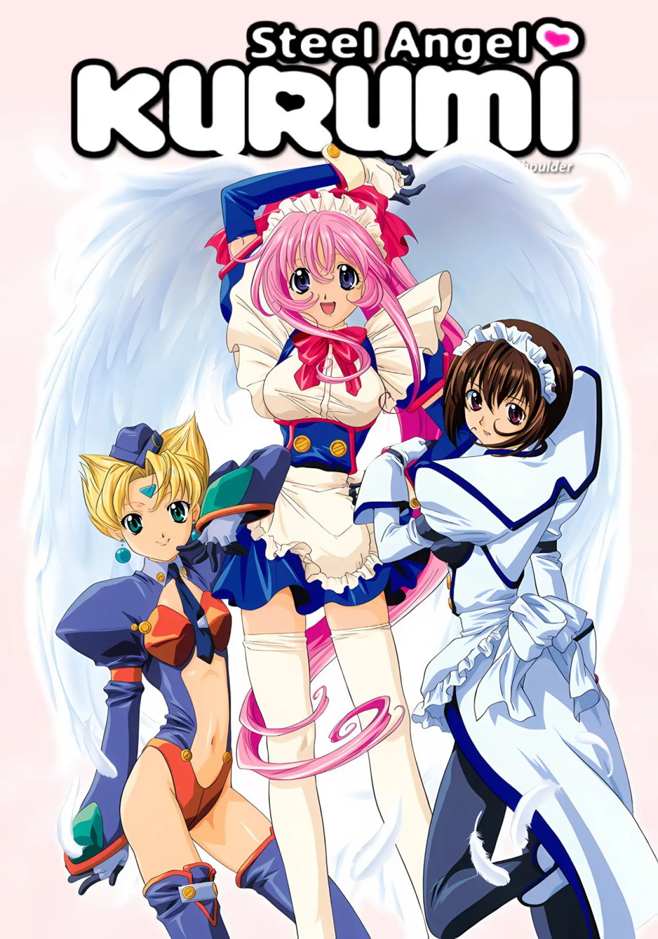 Plakat serialu "Stalowy Anioł Kurumi"