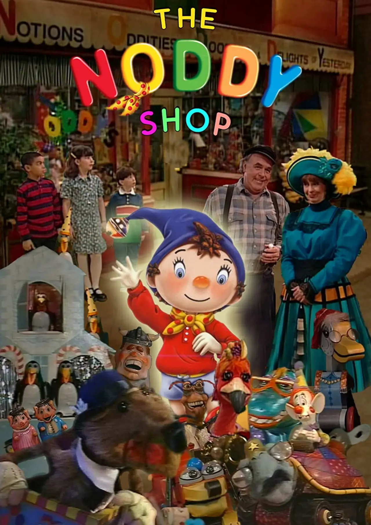 Plakat serialu "Noddy"